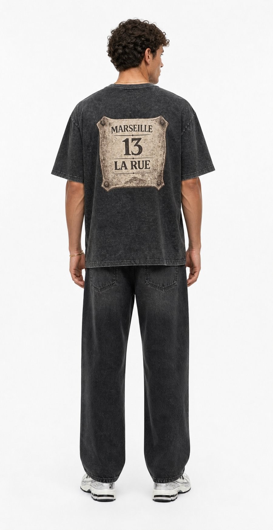 Marseille Yıkamalı Oversize Tshirt