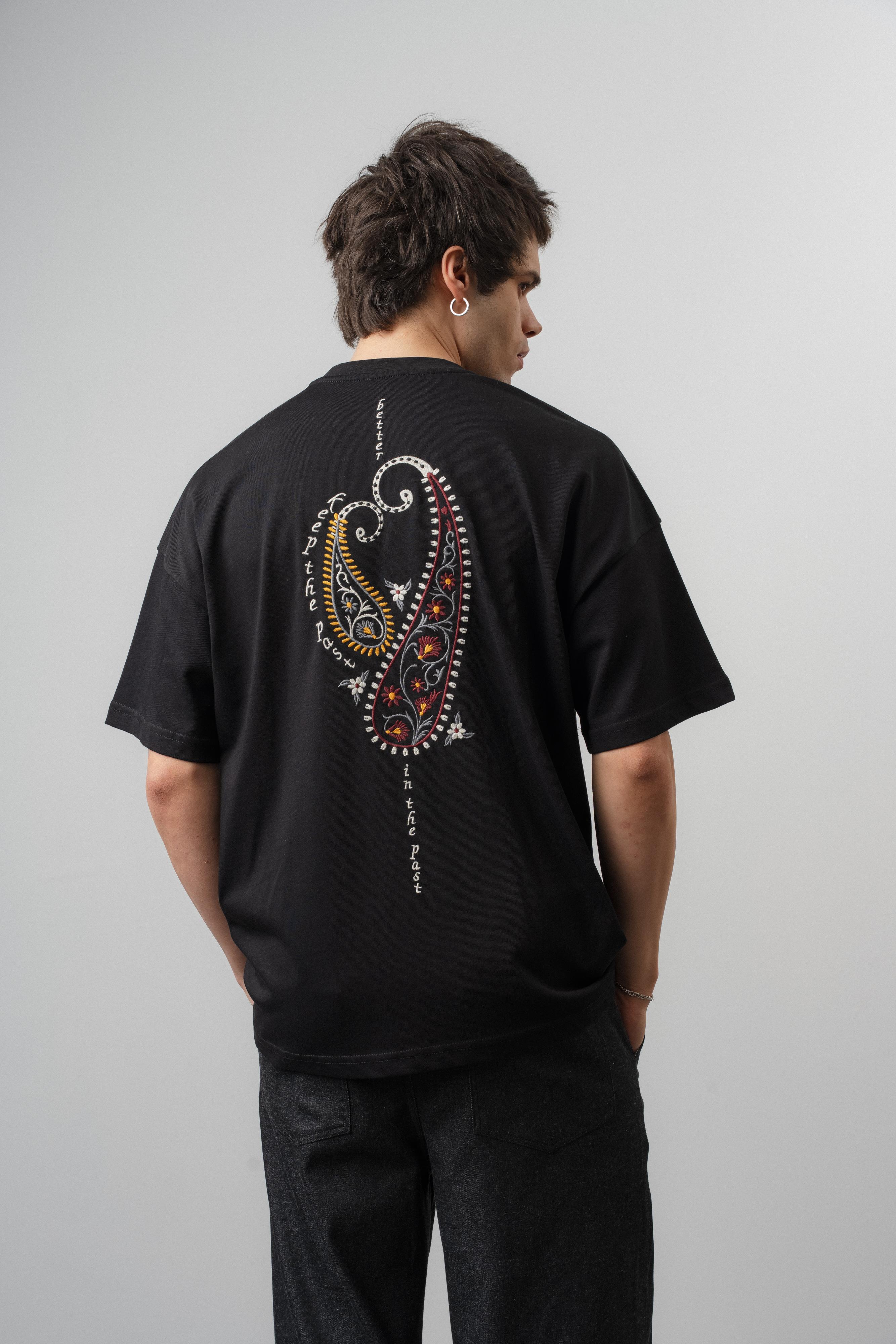 Nakış Detaylı The Past Oversize Tshirt