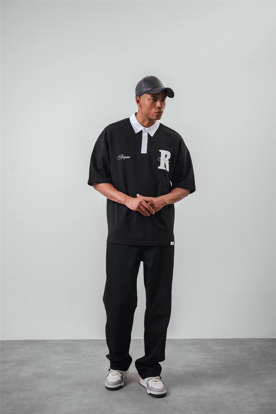 Present 84 Polo Yaka Oversize T-shirt
