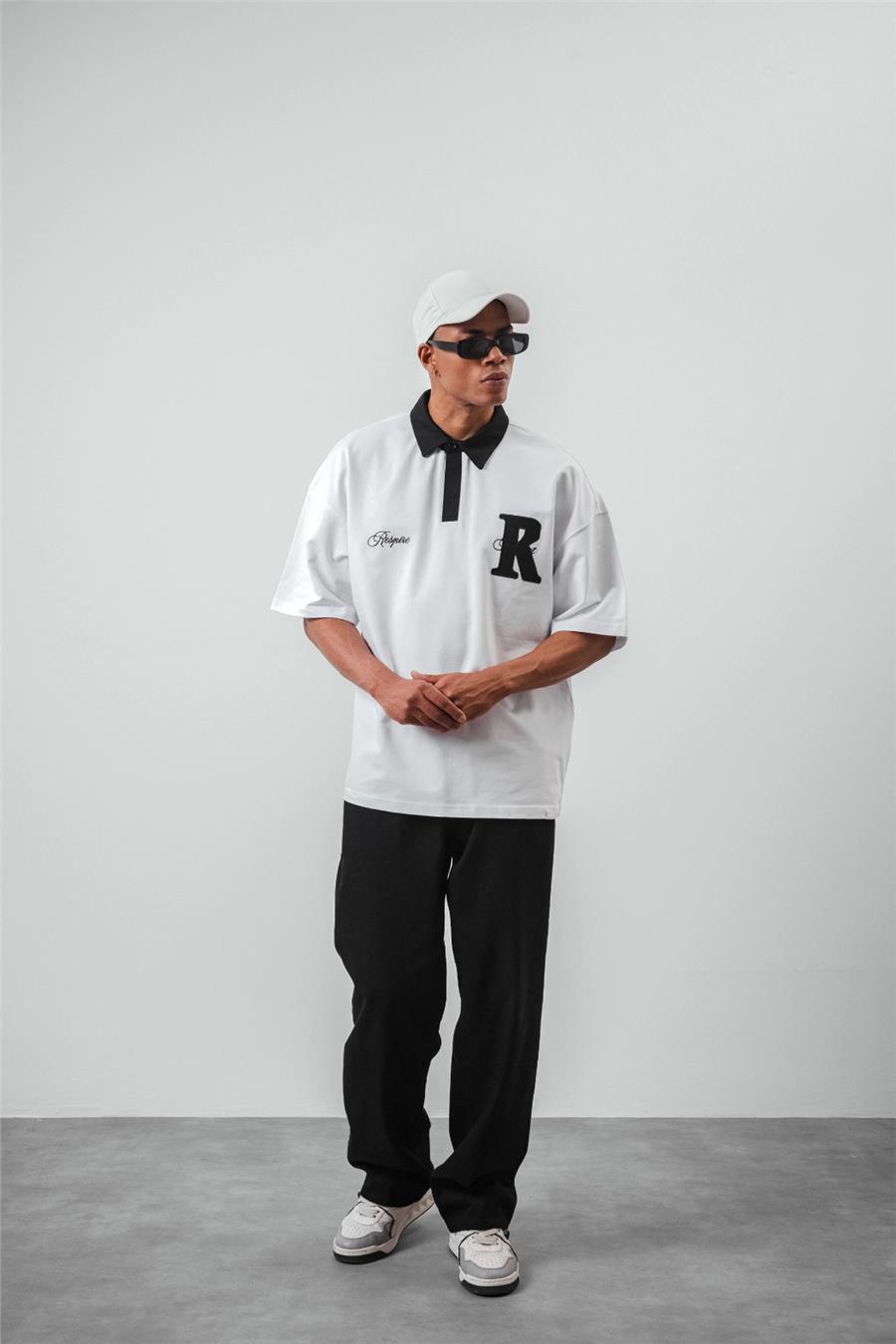 Present 84 Polo Yaka Oversize T-shirt
