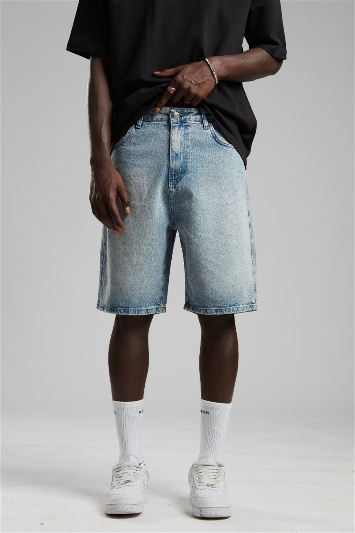 Retro Baggy Denim Şort