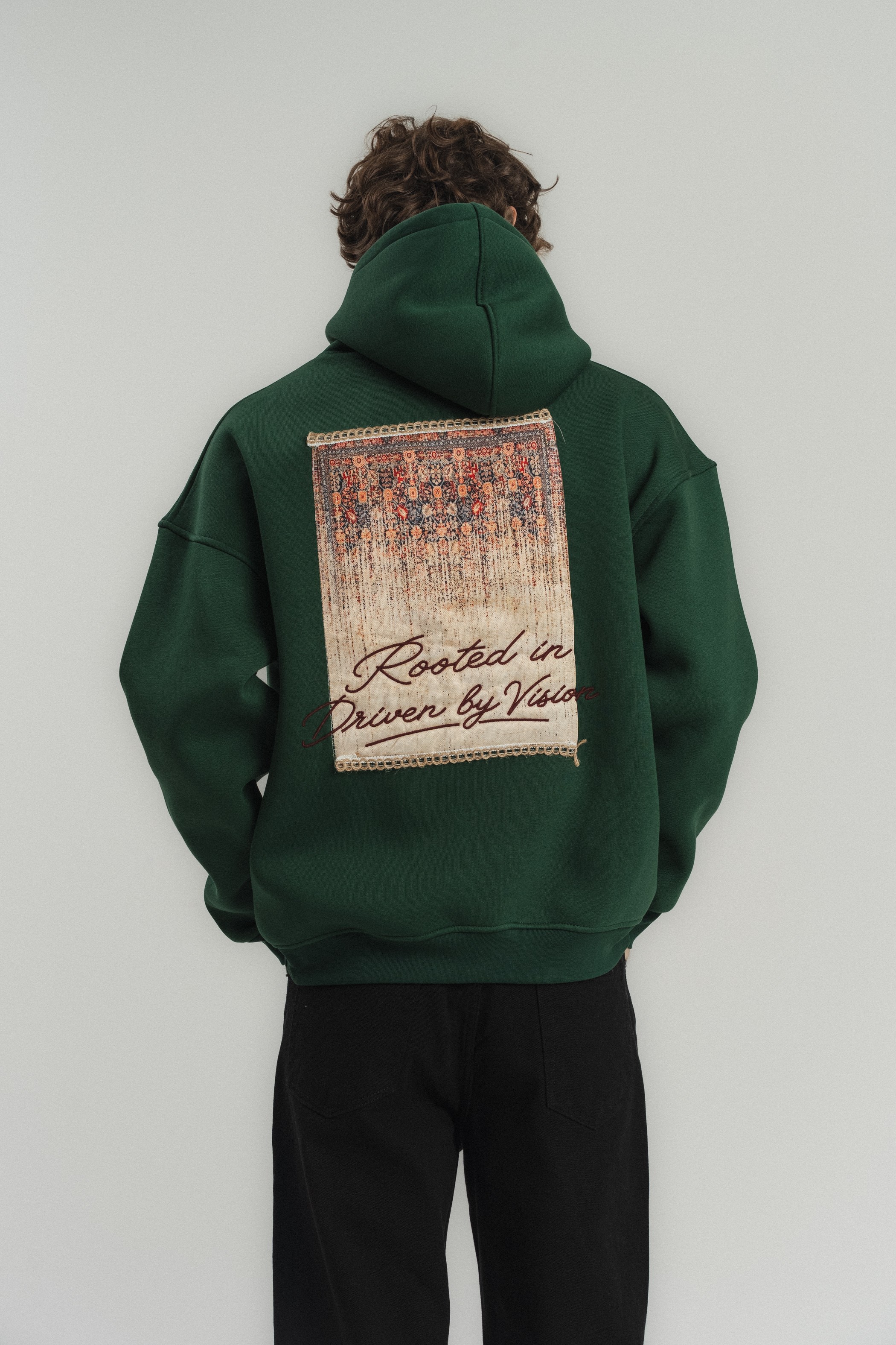 Rooted İn Box Oversize Hoodie
