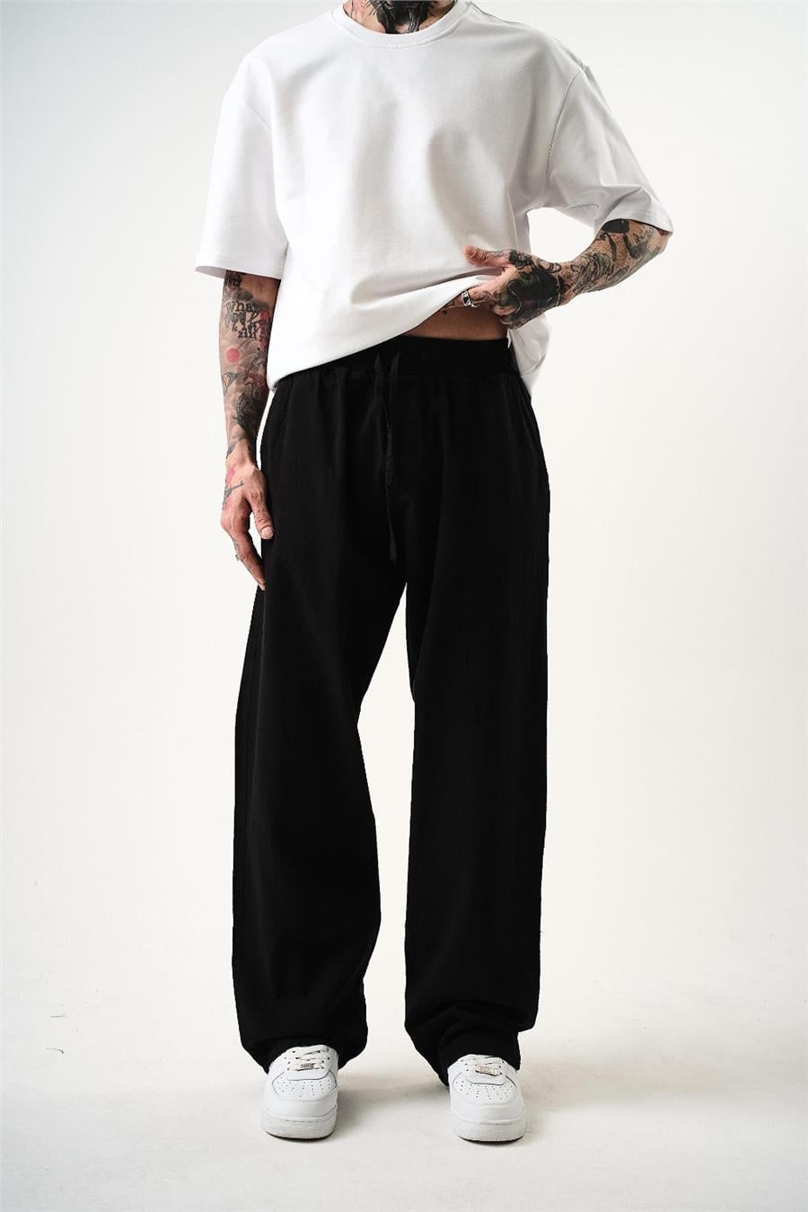 Sofia Rahat Kumaş Baggy Pants