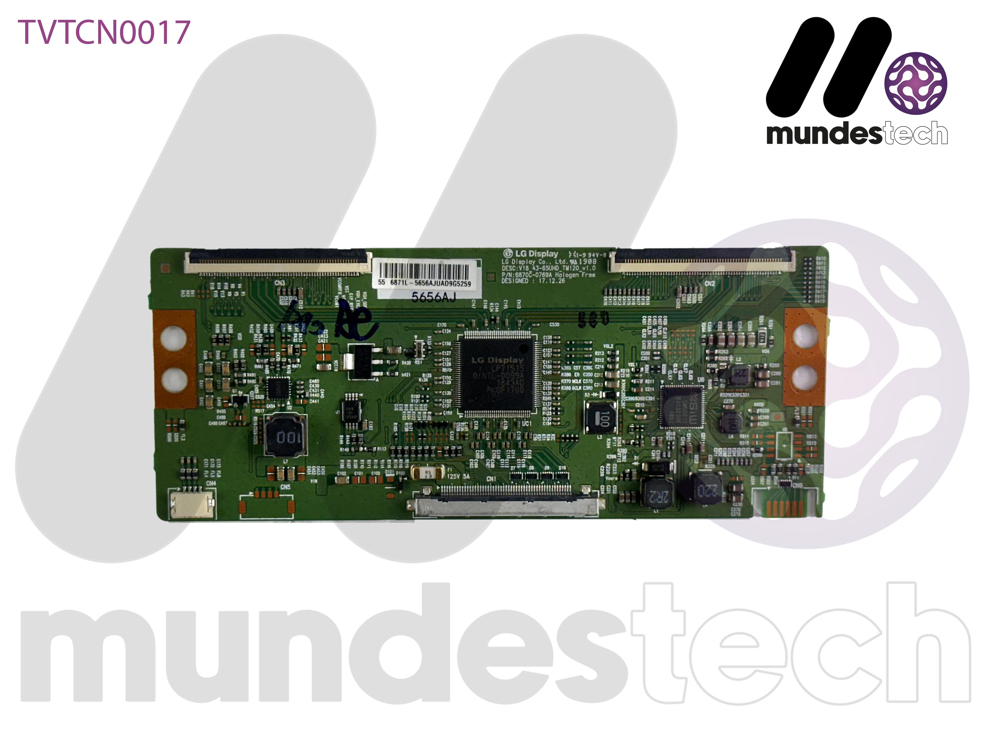 LG | P/N: 6870C-0769A, 052T55LG8P  | 55 Inch Tcon Board