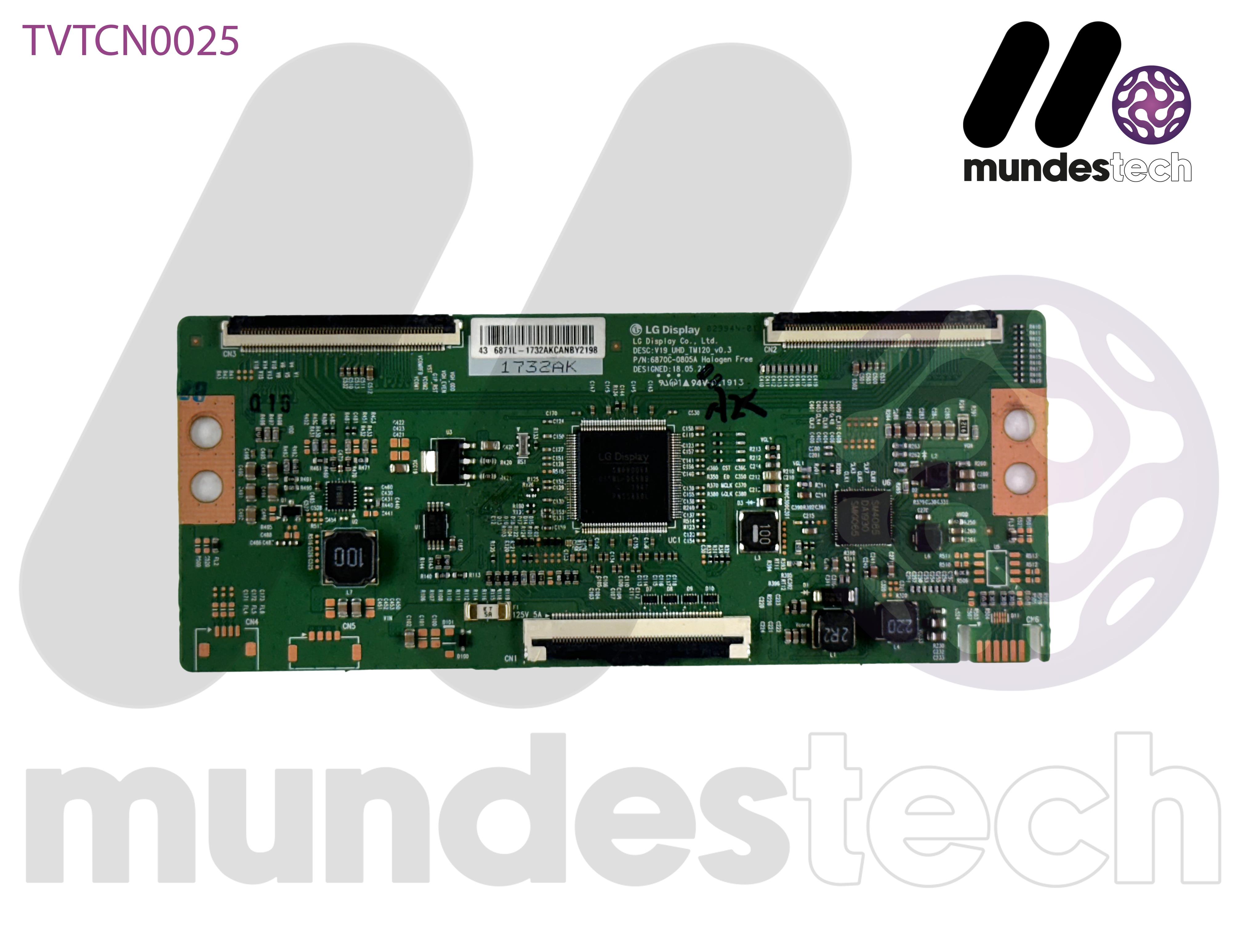 LG | P/N: 6870C-0805A, LC430EGQ-SMM3   | 43 Inch Tcon Board