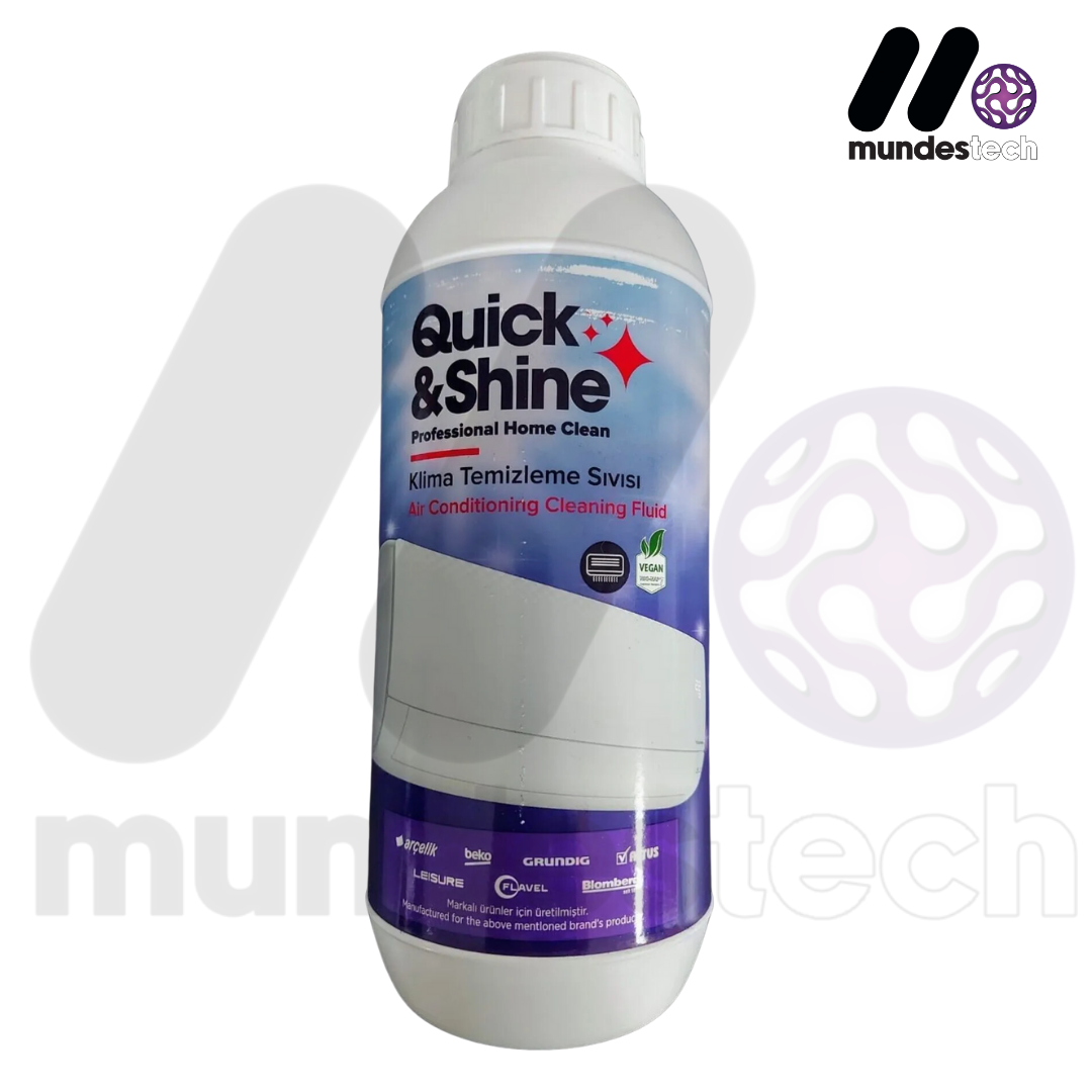 Quick & Shine Klima Temizleme Sıvısı 1000ML - Etkili ve Güvenli Klima Temizliği