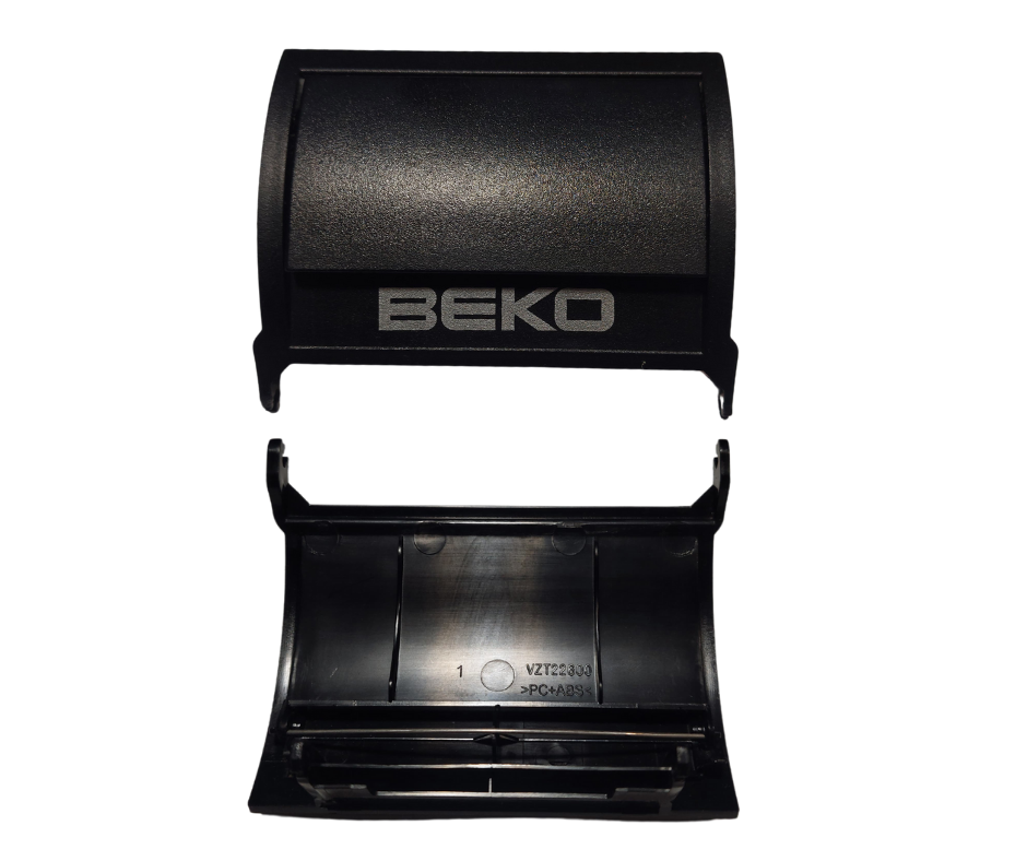 Beko 220 TR Yazarkasa Yazıcı Kapağı – Siyah, Plastik, Eski Beko Logolu Yedek Parça