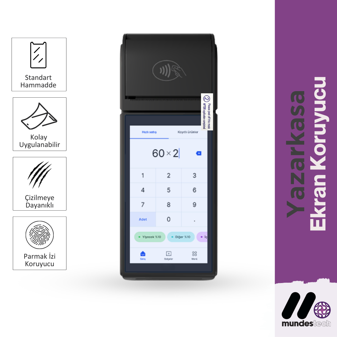 Beko X30TR Yazarkasa POS Cihazı Ekran Koruyucu | mundestech.com