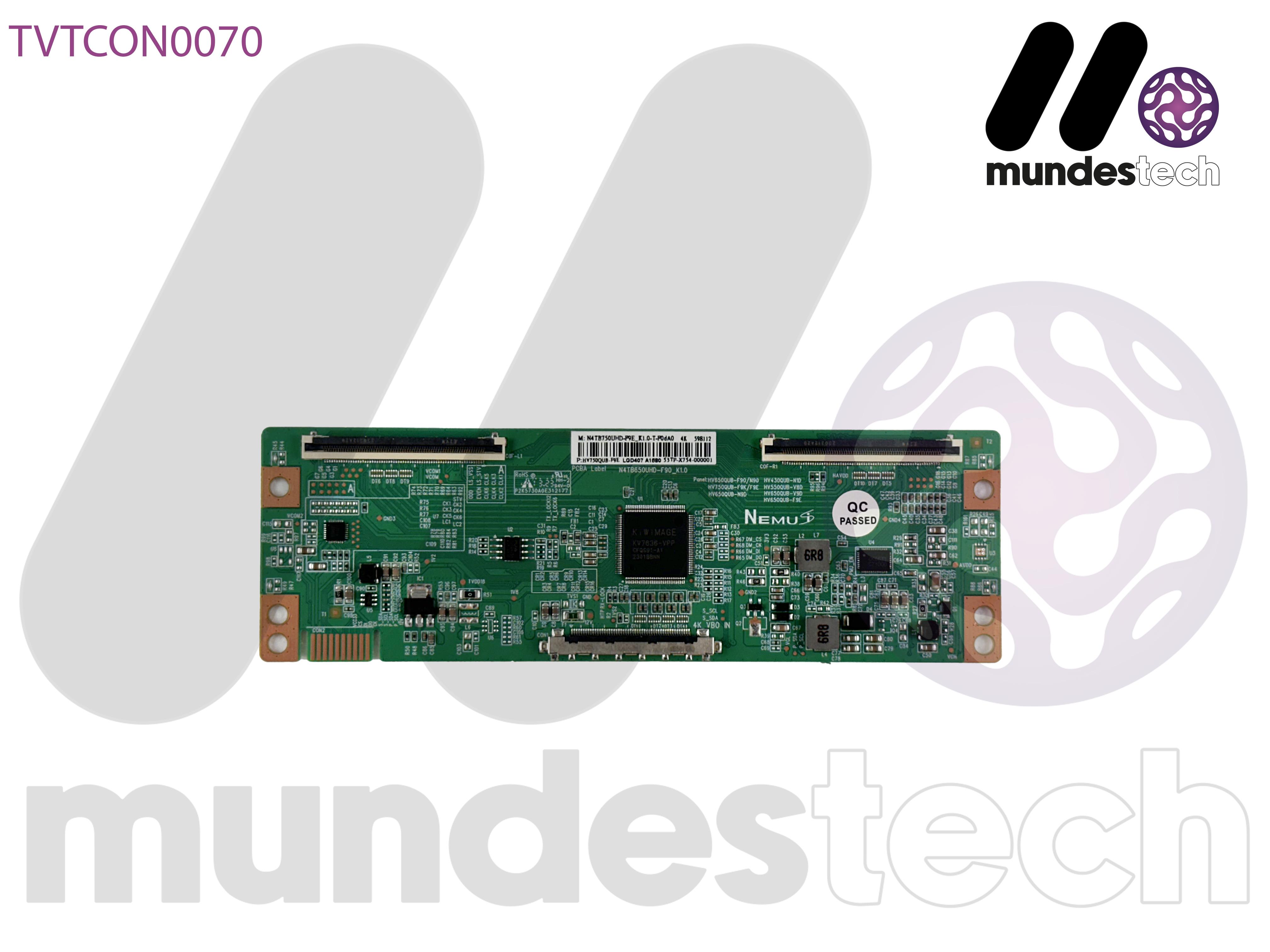 BOE | N4TB750UHD-F9E, HV750QUB-F9E | 75 Inch Tcon Board