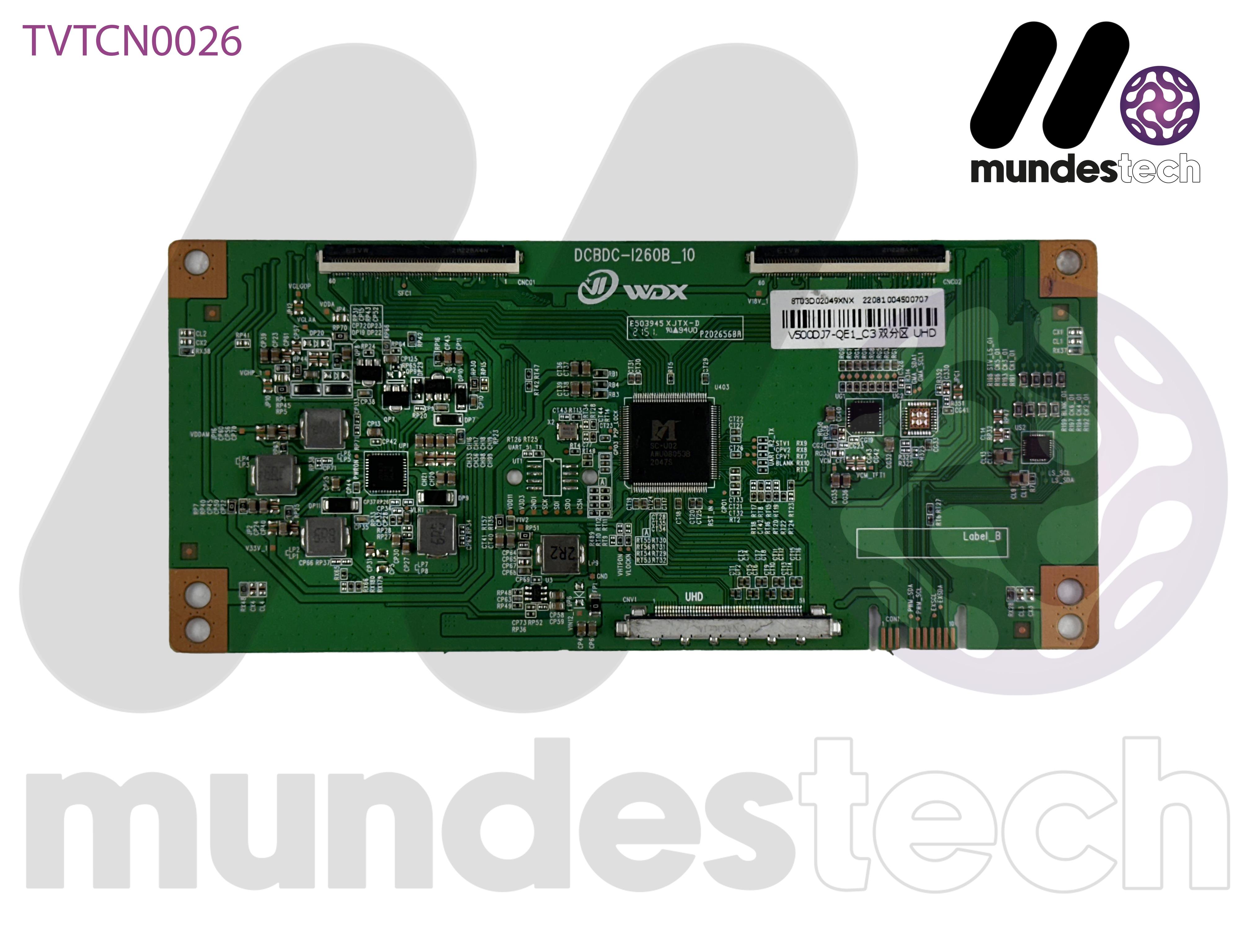 INNOLUX | V500DJ7-QE1   | 50 Inch Tcon Board
