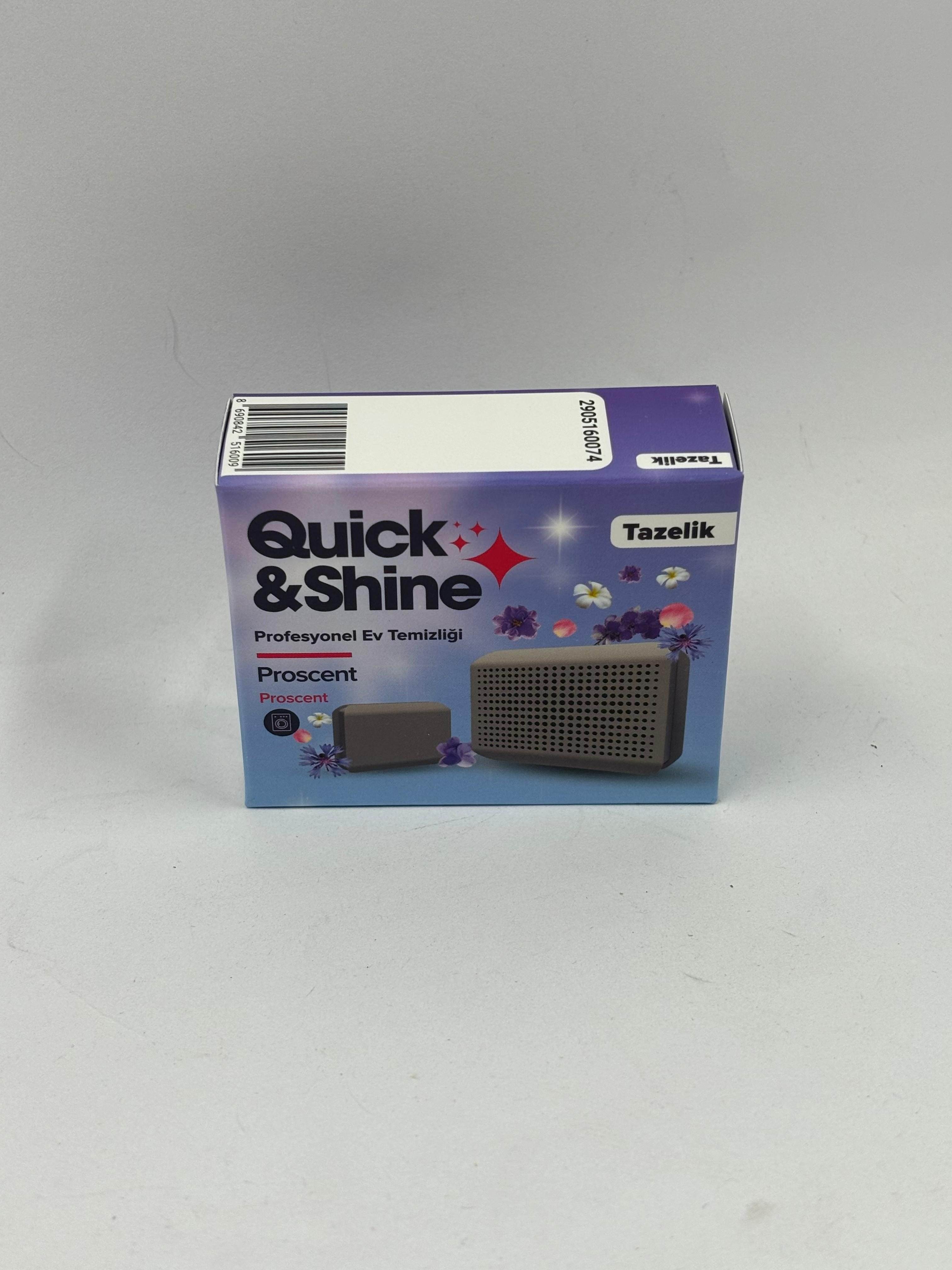 Quick&Shine Kurutma Makinesi Koku Kapsülü Fresh Mavi | Çamaşırlar İçin Orijinal Kalıcı Ferahlık Sağlayan Koku Kapsülü