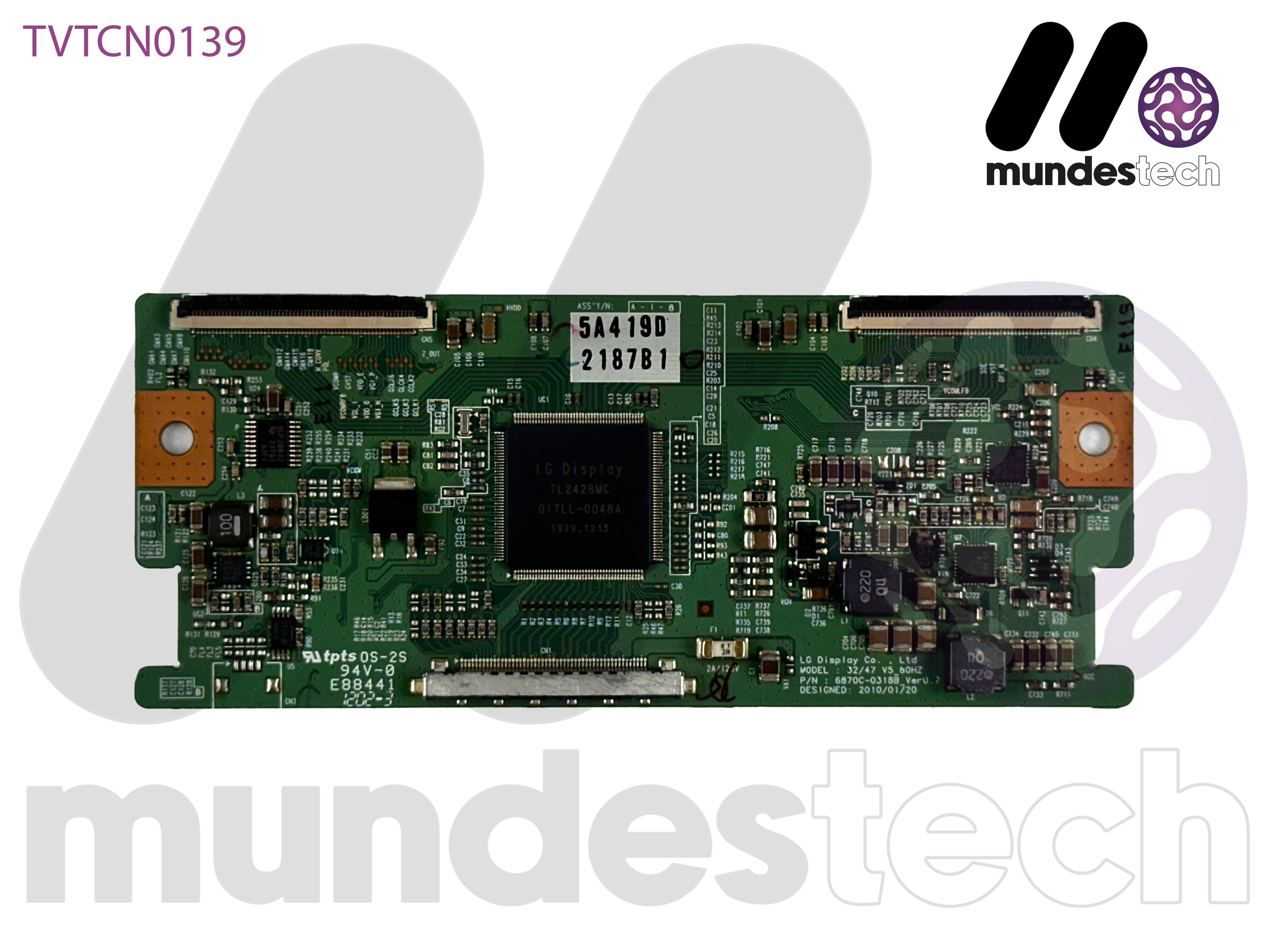 LG | P/N: 6870C-0318B, LC320WUN-SCA2 | 32 Inch Tcon Board