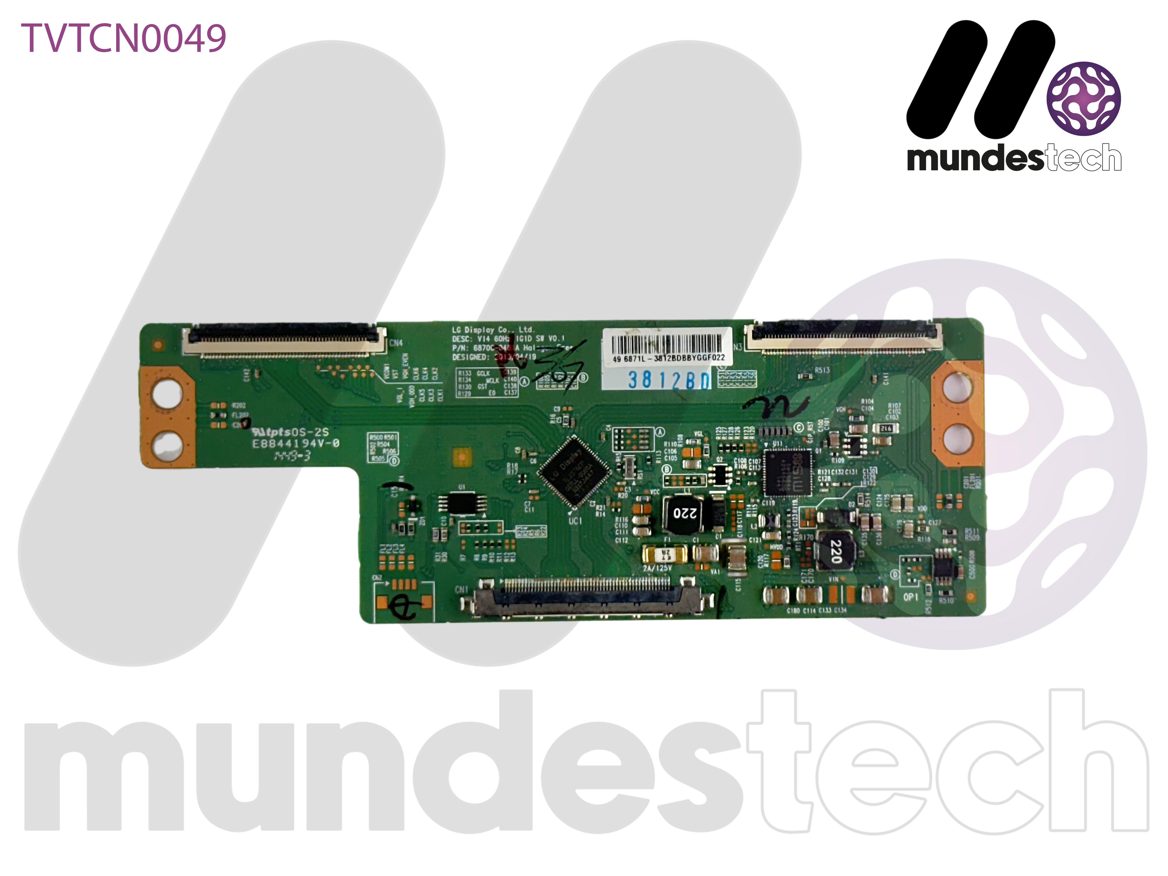 LG | P/N: 6870C-0481A, LC490DUJ-SGK3  | 49-50 Inch Tcon Board