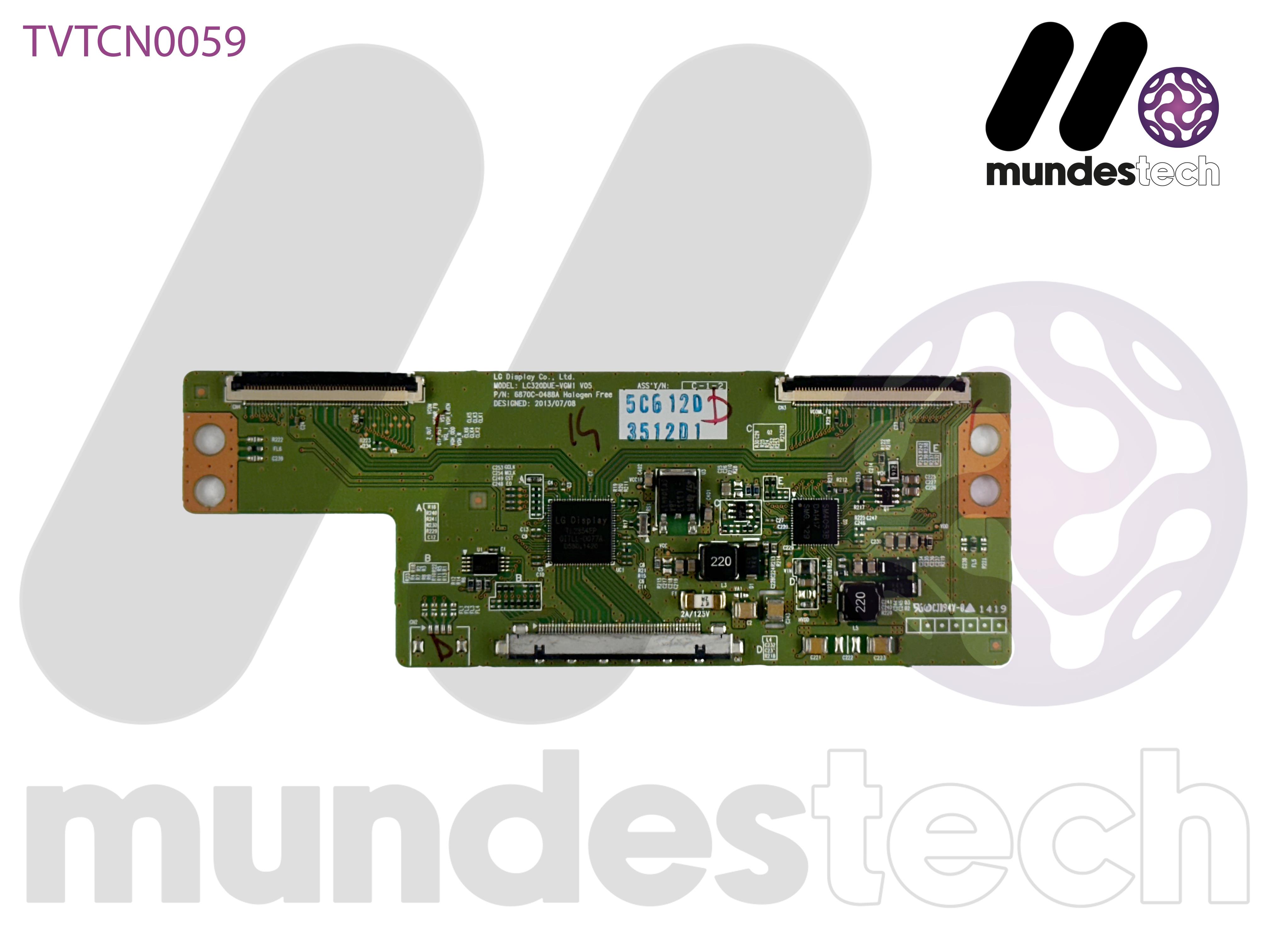 LG | P/N: 6870C-0488A, LC320DUE | 32 Inch Tcon Board