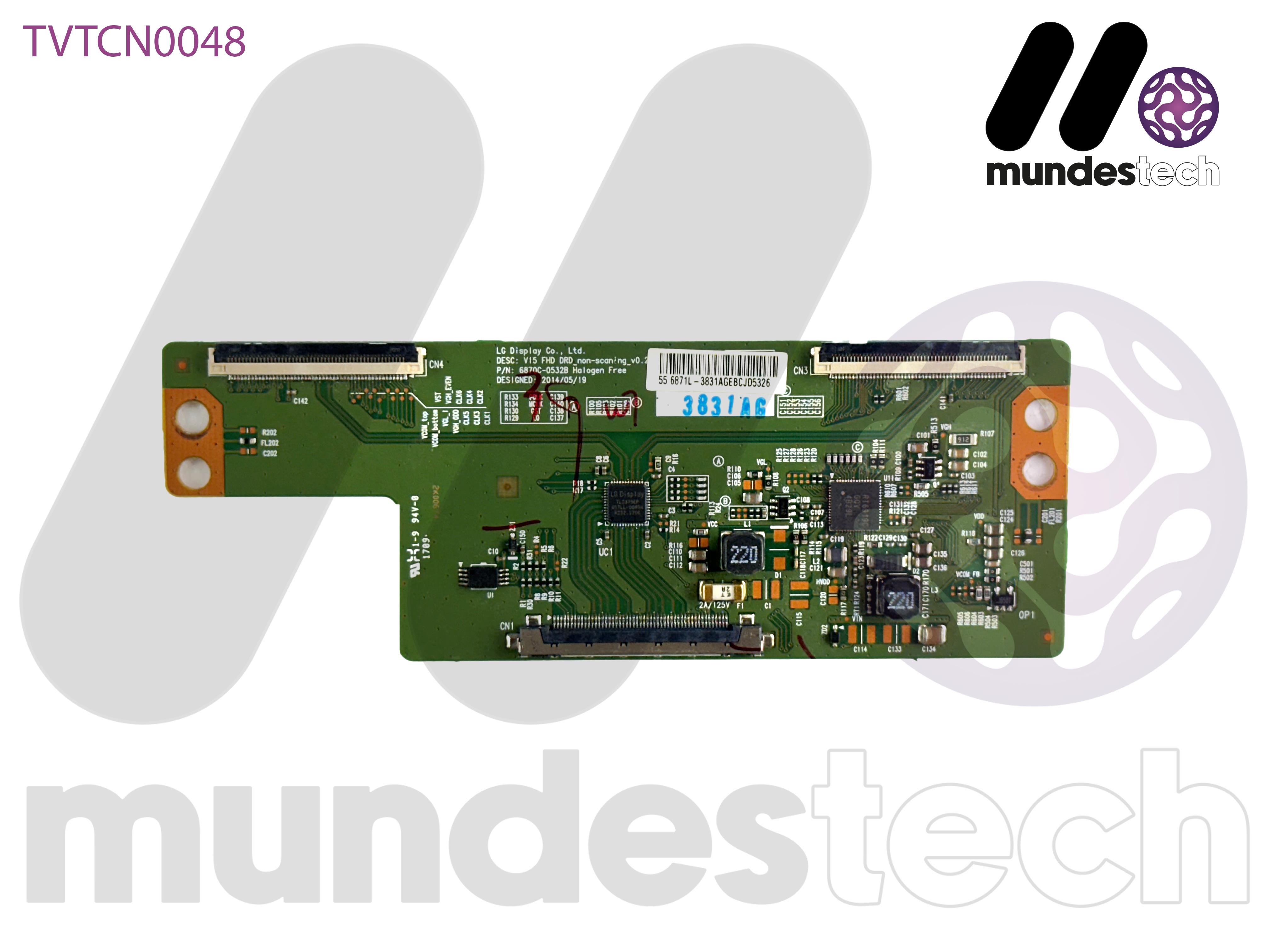 LG | P/N: 6870C-0532B, LC550DUY-SHA1  | 55 Inch Tcon Board