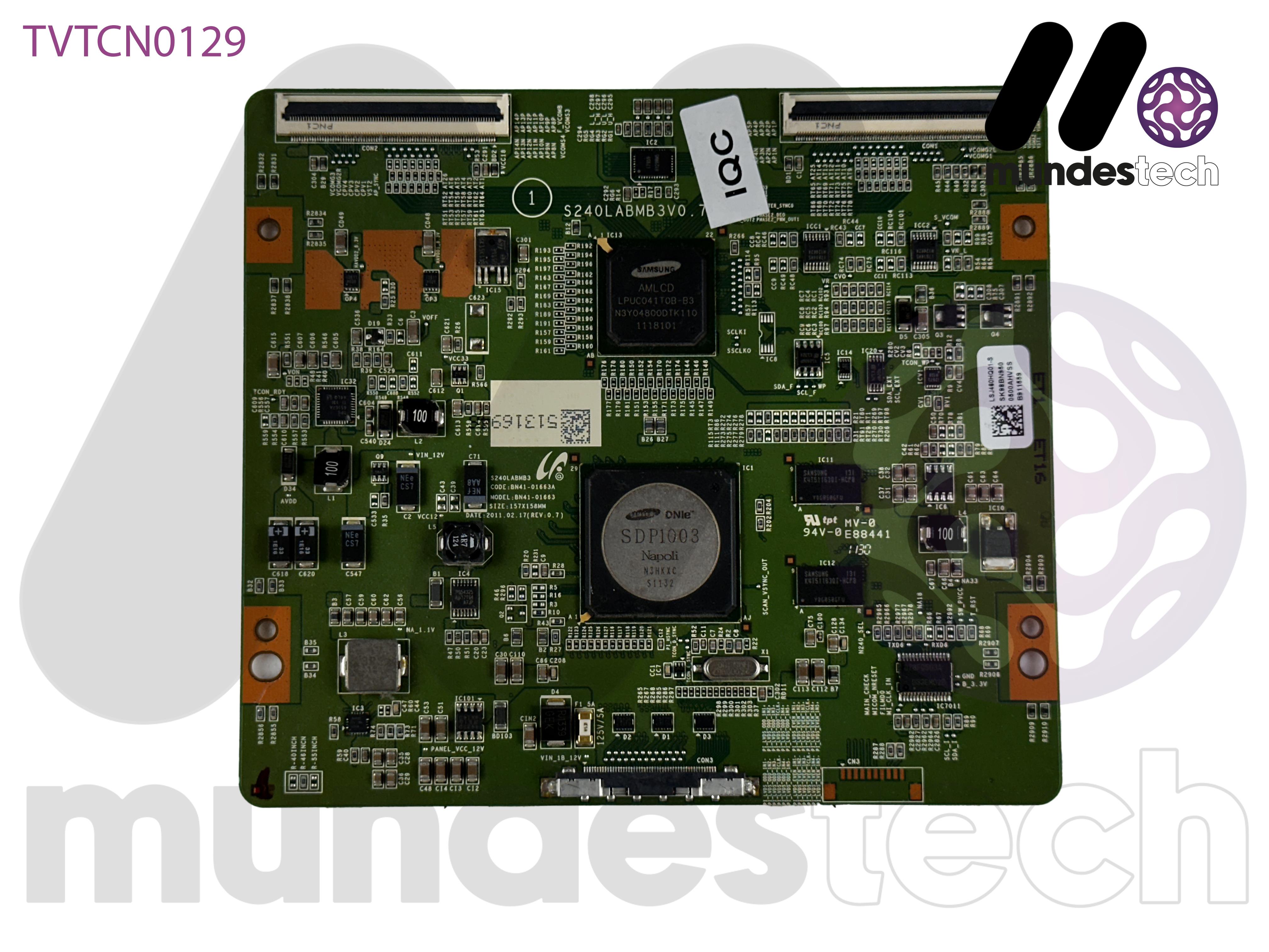 SAMSUNG | S240LABMB3V0.7, LSJ480HQ01-S | 48 Inch Tcon Board