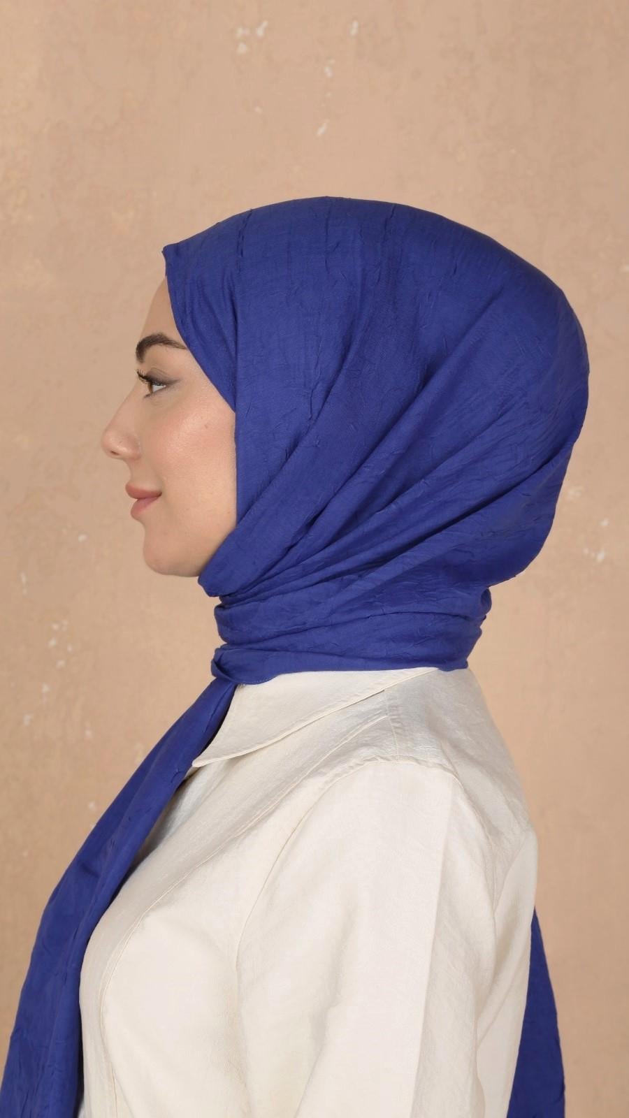 Bambu Kraş Şal Morcivert-42