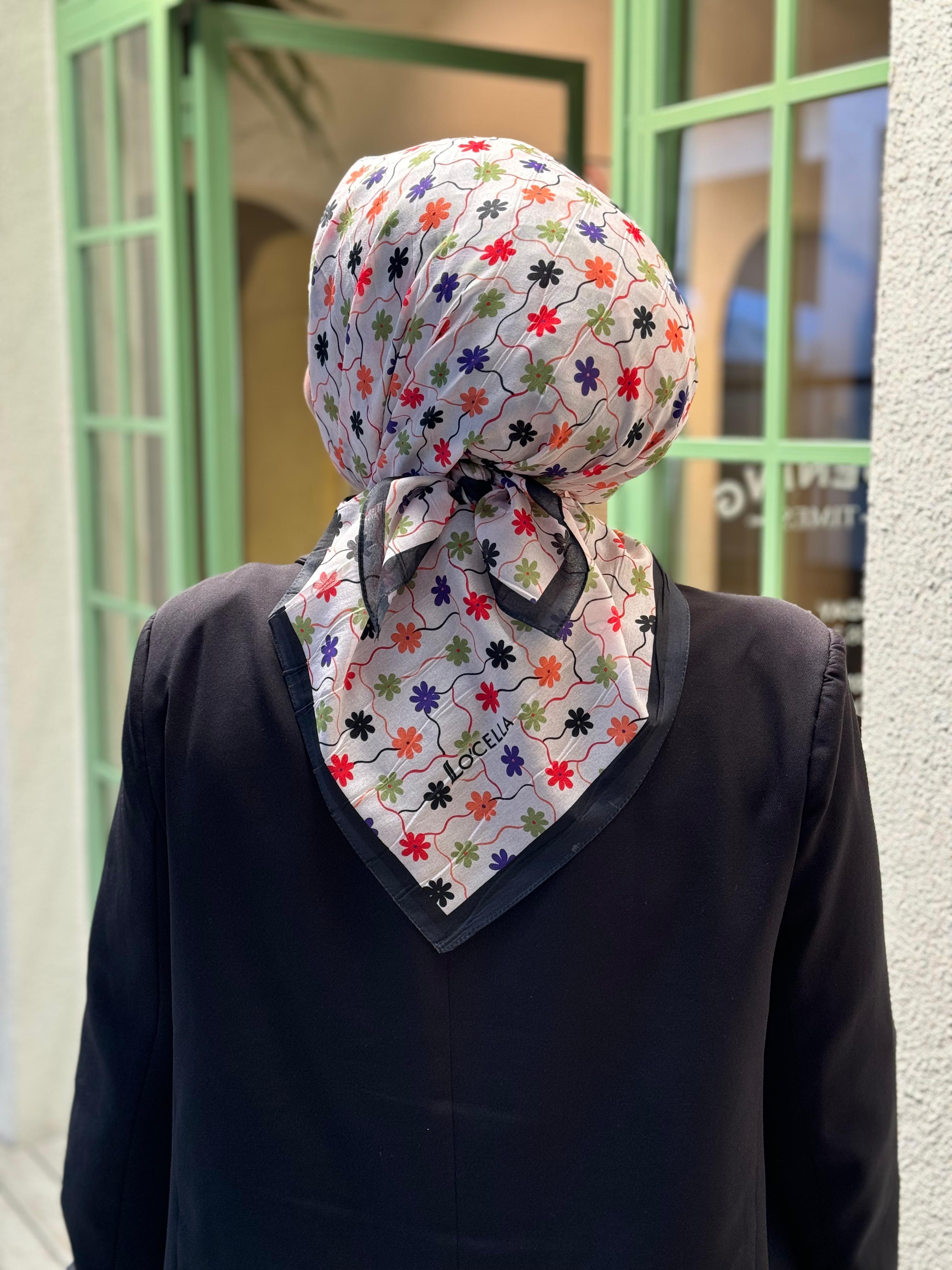 Locella Desenli Alfa Eşarp-4001