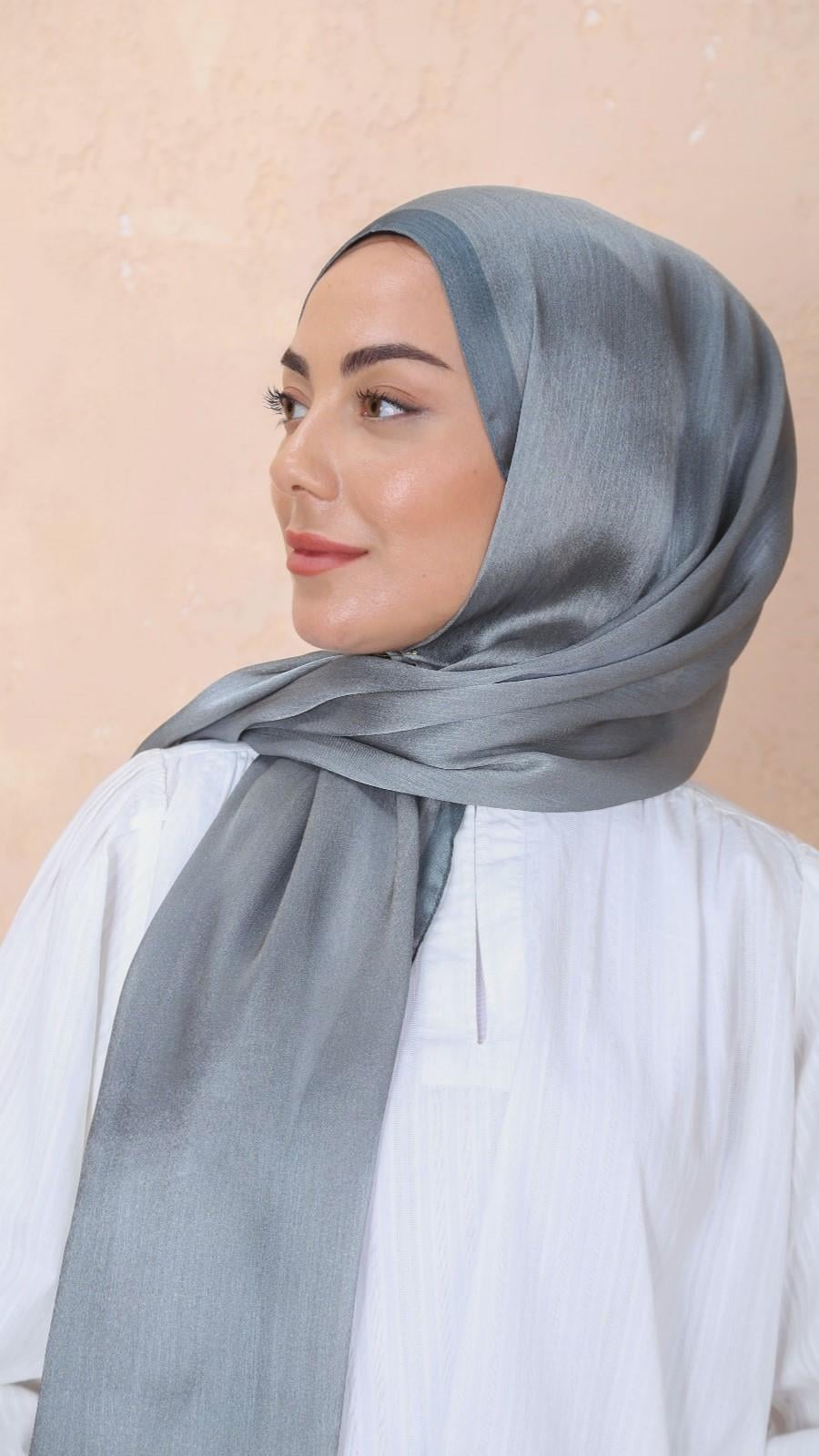 Locella İdol İpek Şal Küf Yeşili-51