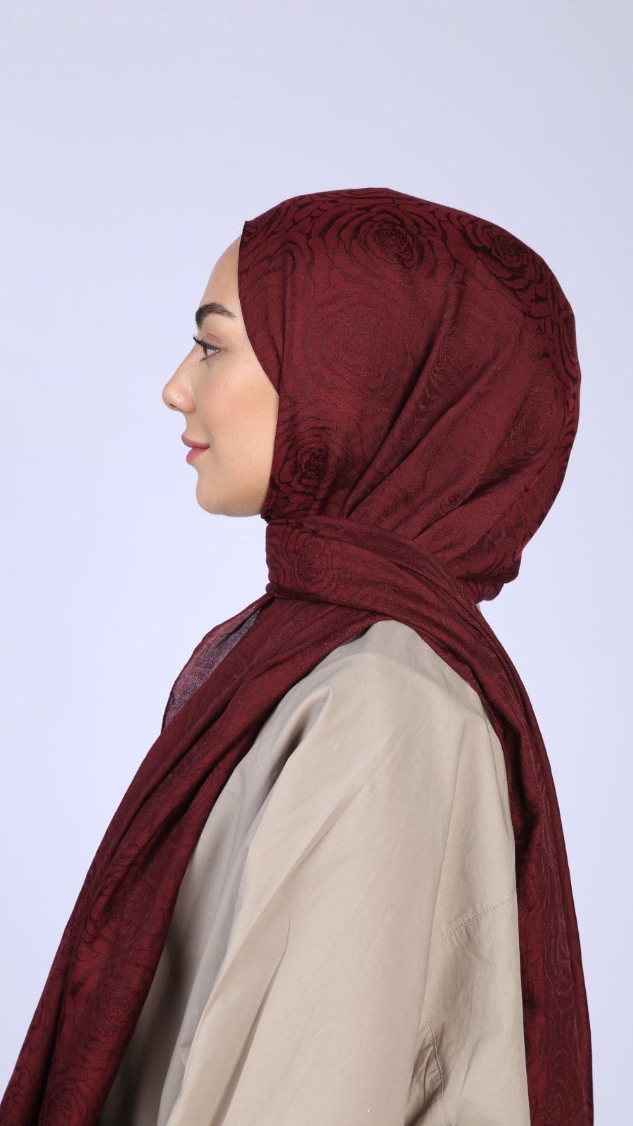 Locella Jakar Şal Bordo
