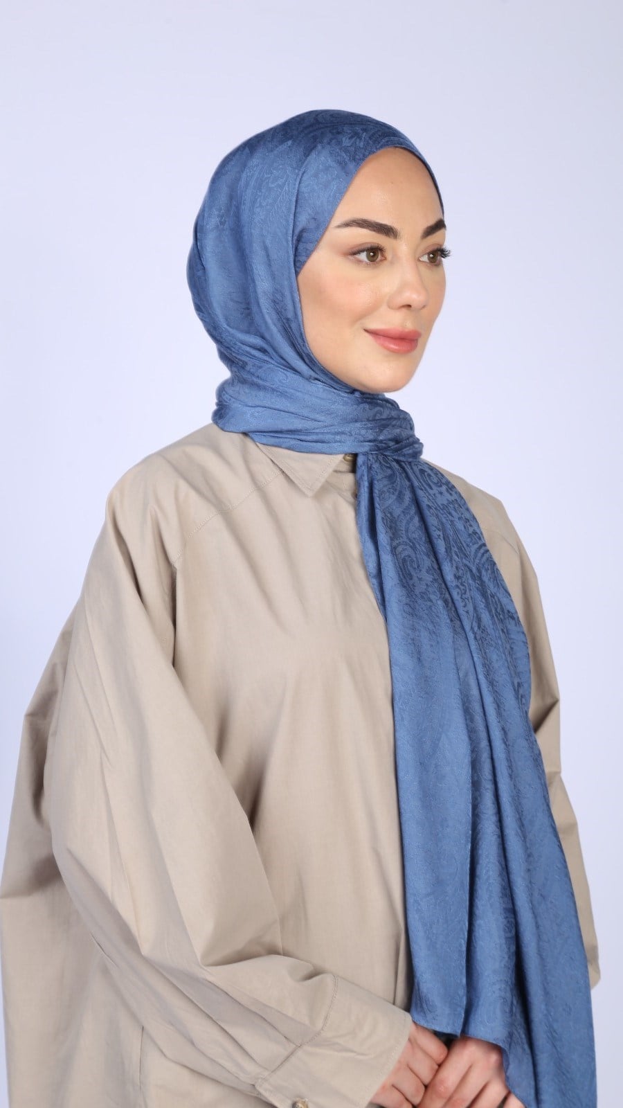 Locella Jakar Şal Mavi