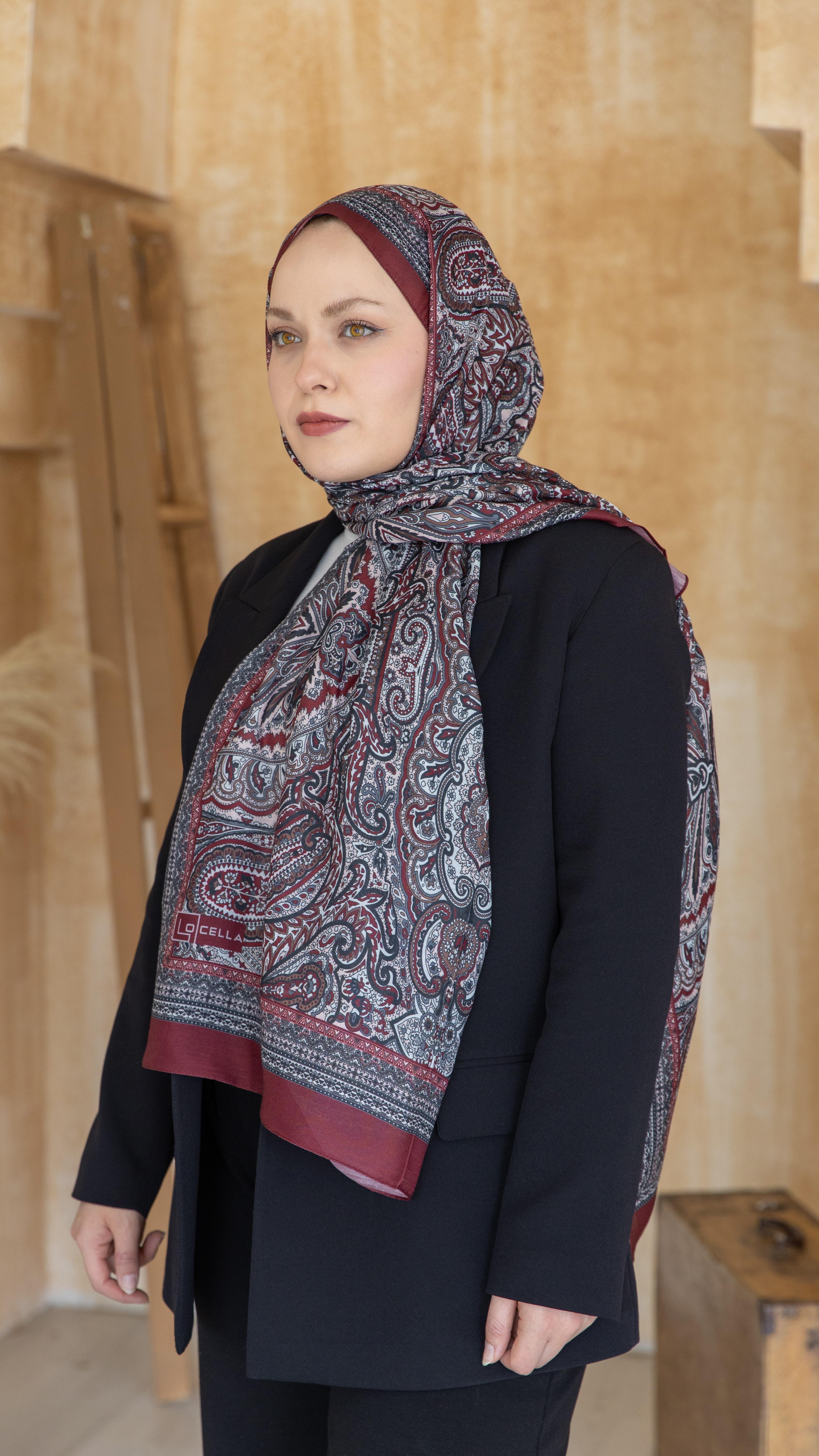 Locella Koza Pamuk Şal-4108
