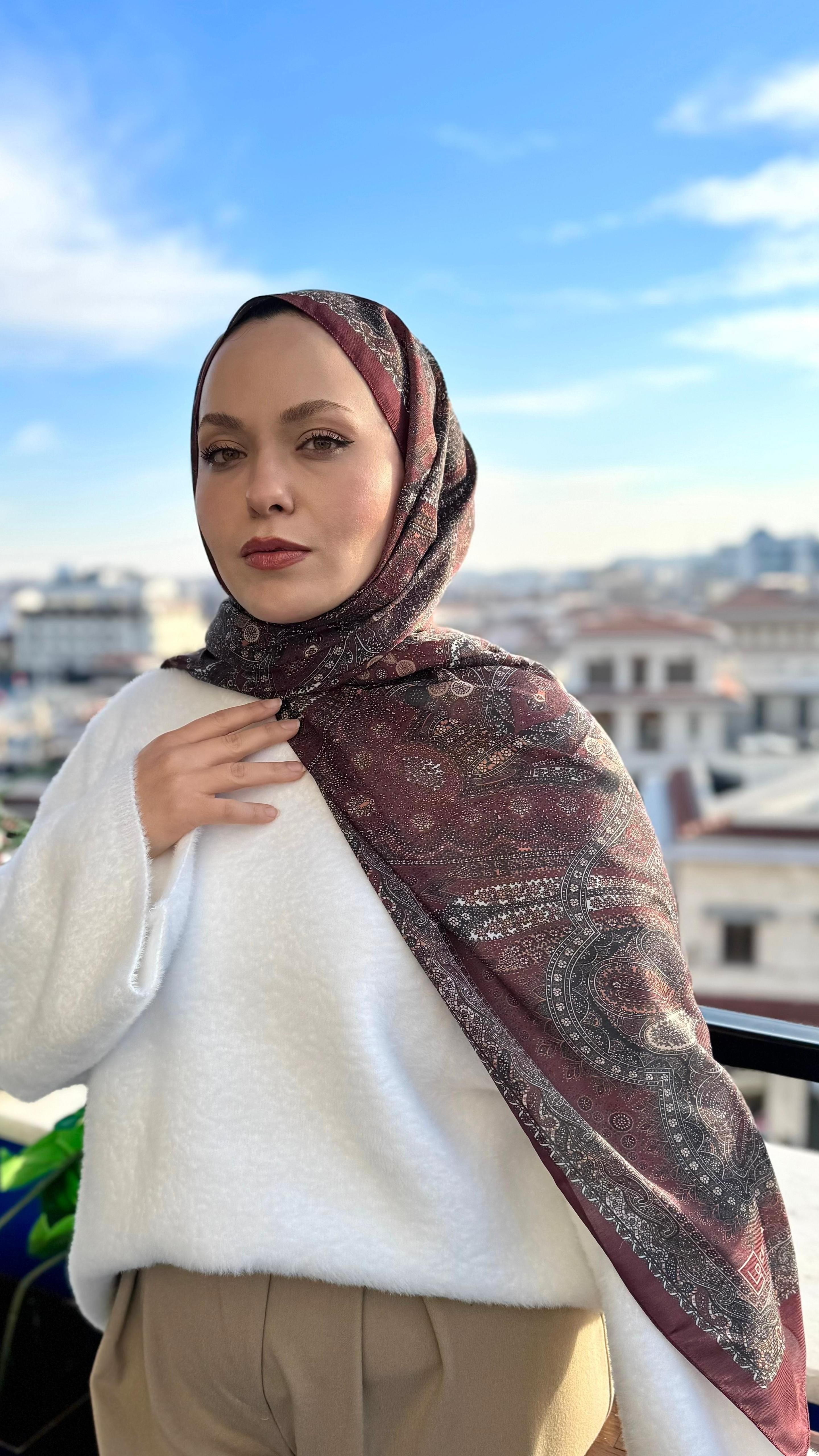 Locella Koza Pamuk Şal-4106