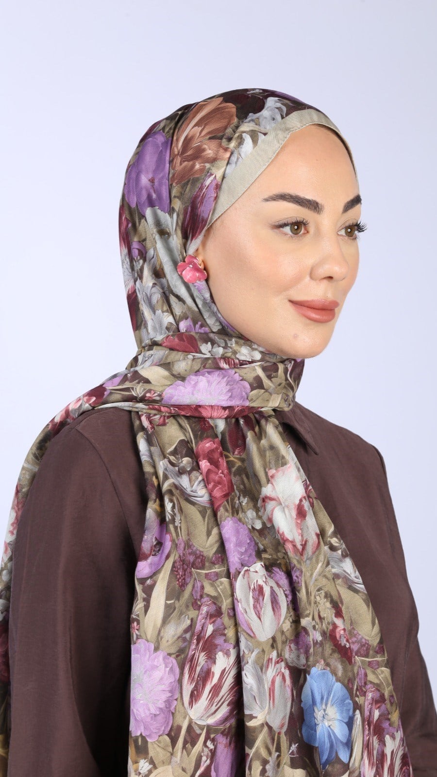 Locella Koza Pamuk Şal Açık Yeşil