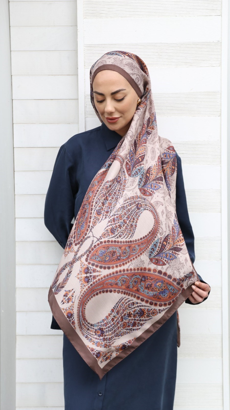 Locella Koza Pamuk Şal Bej