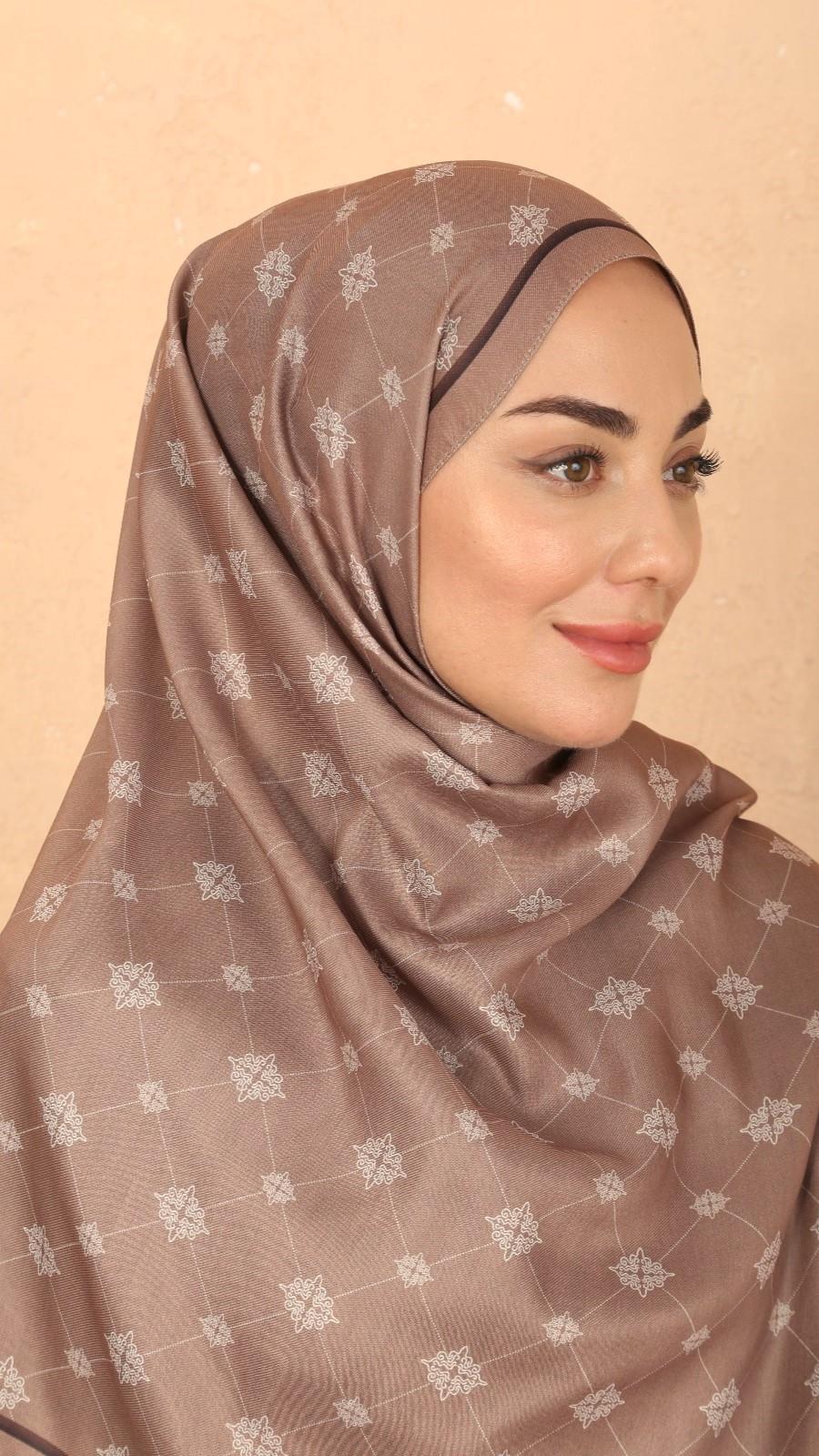 Locella Koza Pamuk Şal-Camel-4