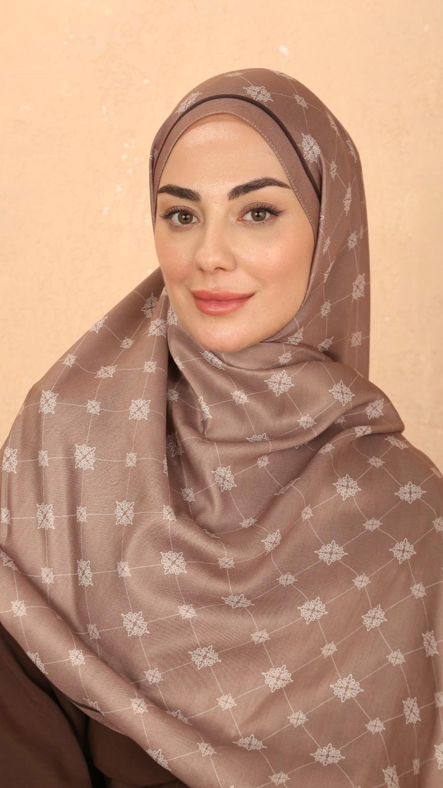 Locella Koza Pamuk Şal-Camel-4