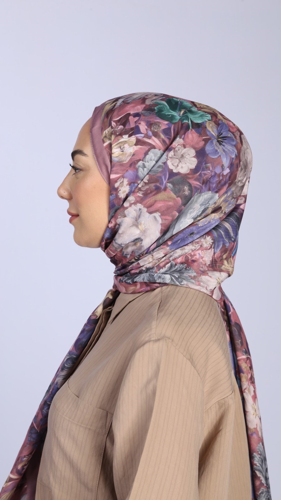 Locella Koza Pamuk Şal Gül Pembe