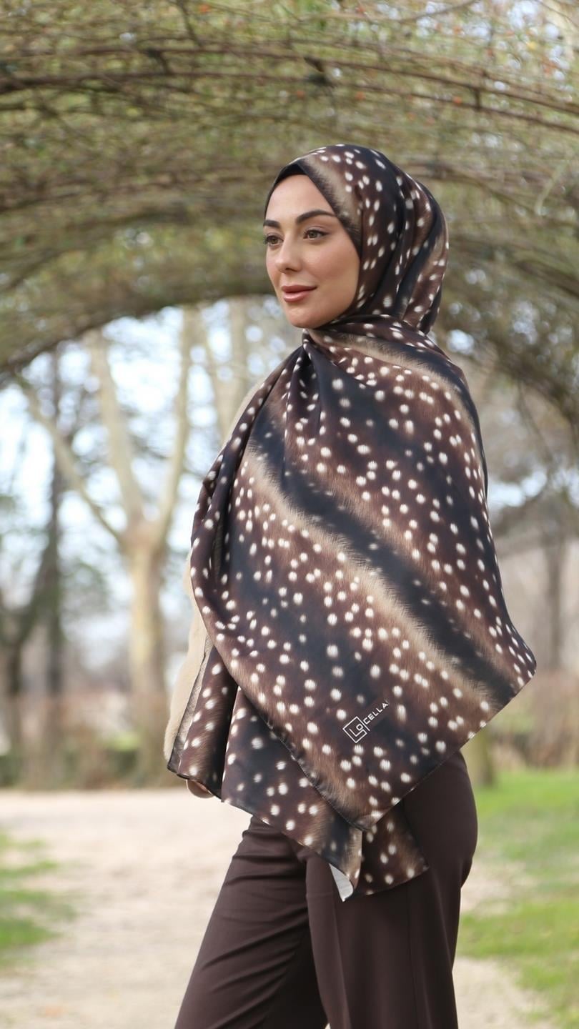 Locella Ceylan Şal-Kahve