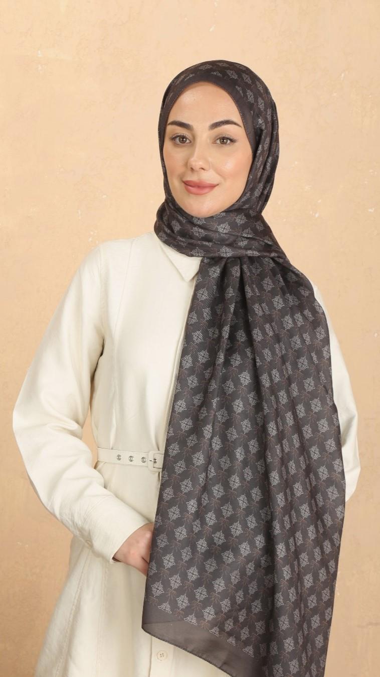 Locella Koza Pamuk Şal Kahve