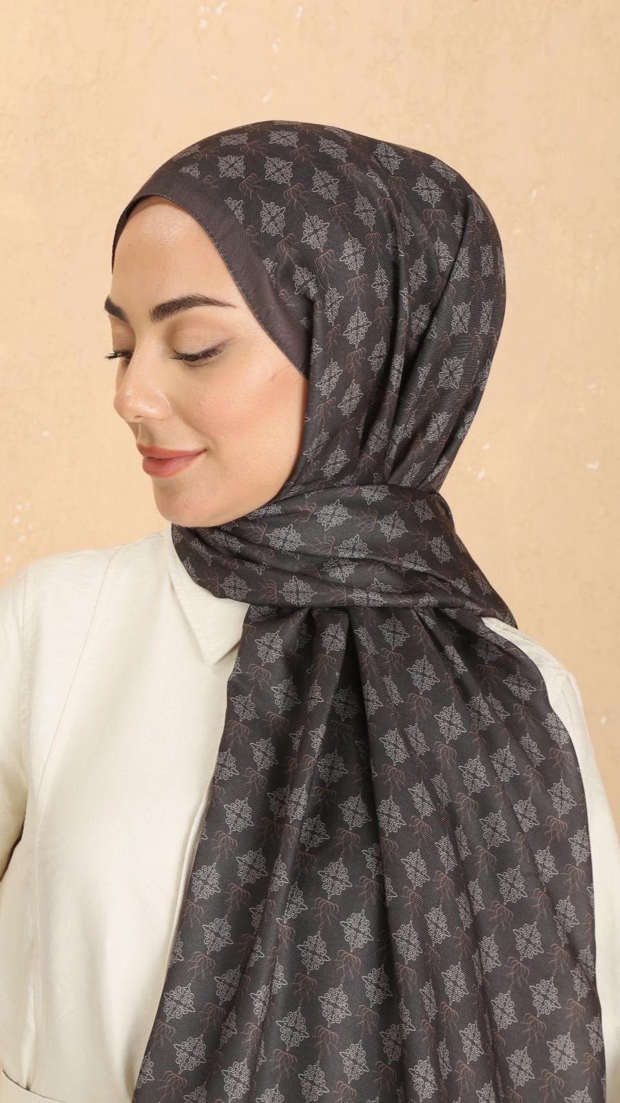 Locella Koza Pamuk Şal Kahve