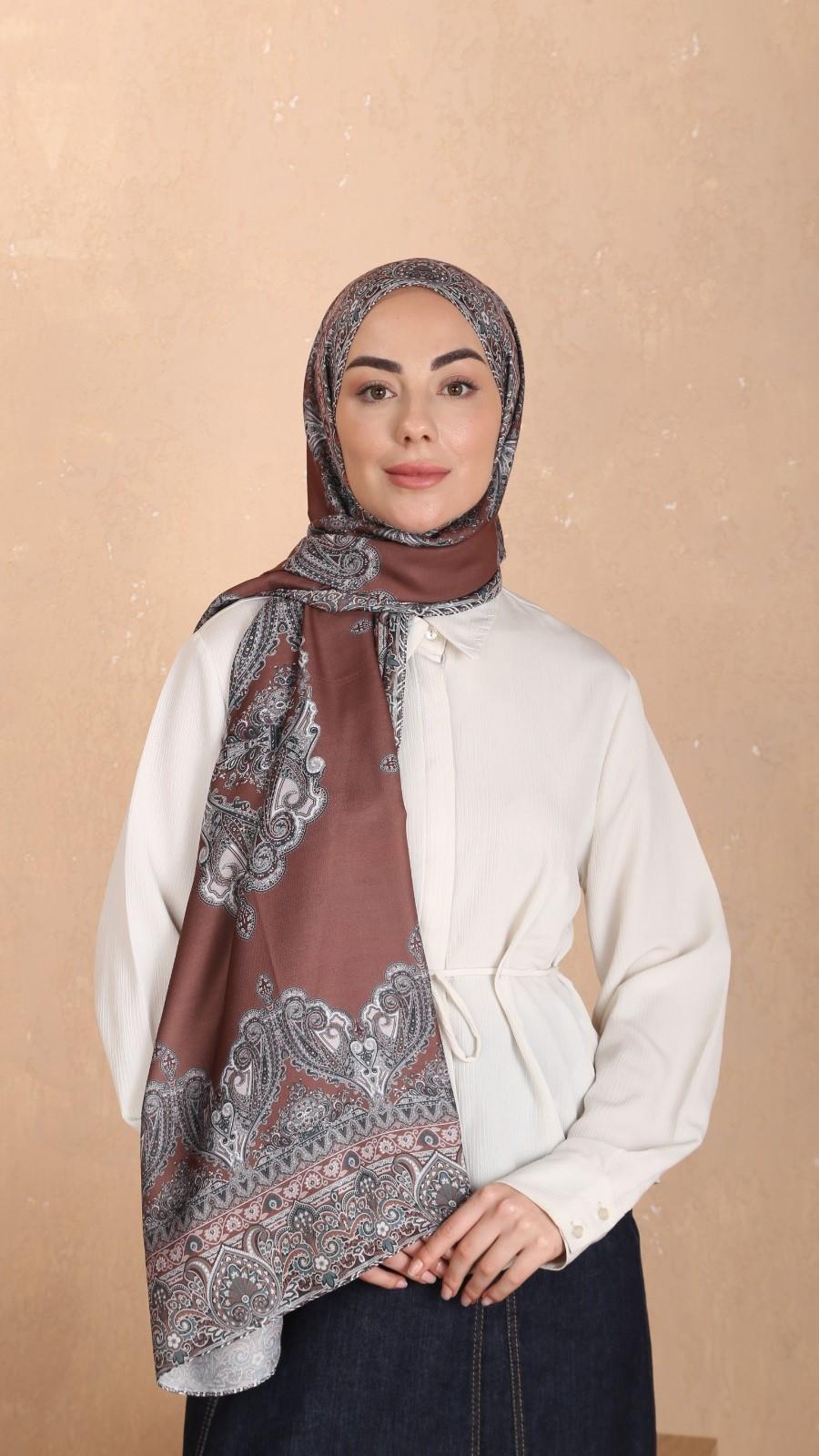 Locella Koza Pamuk Şal Kiremit