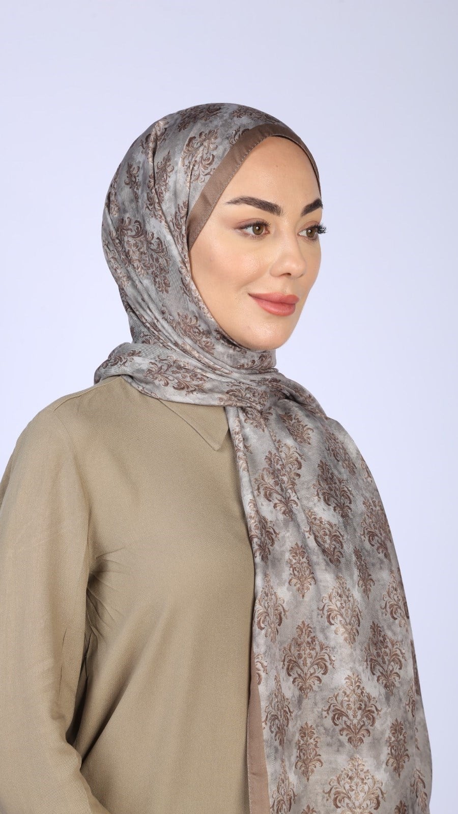 Locella Koza Pamuk Şal Olive