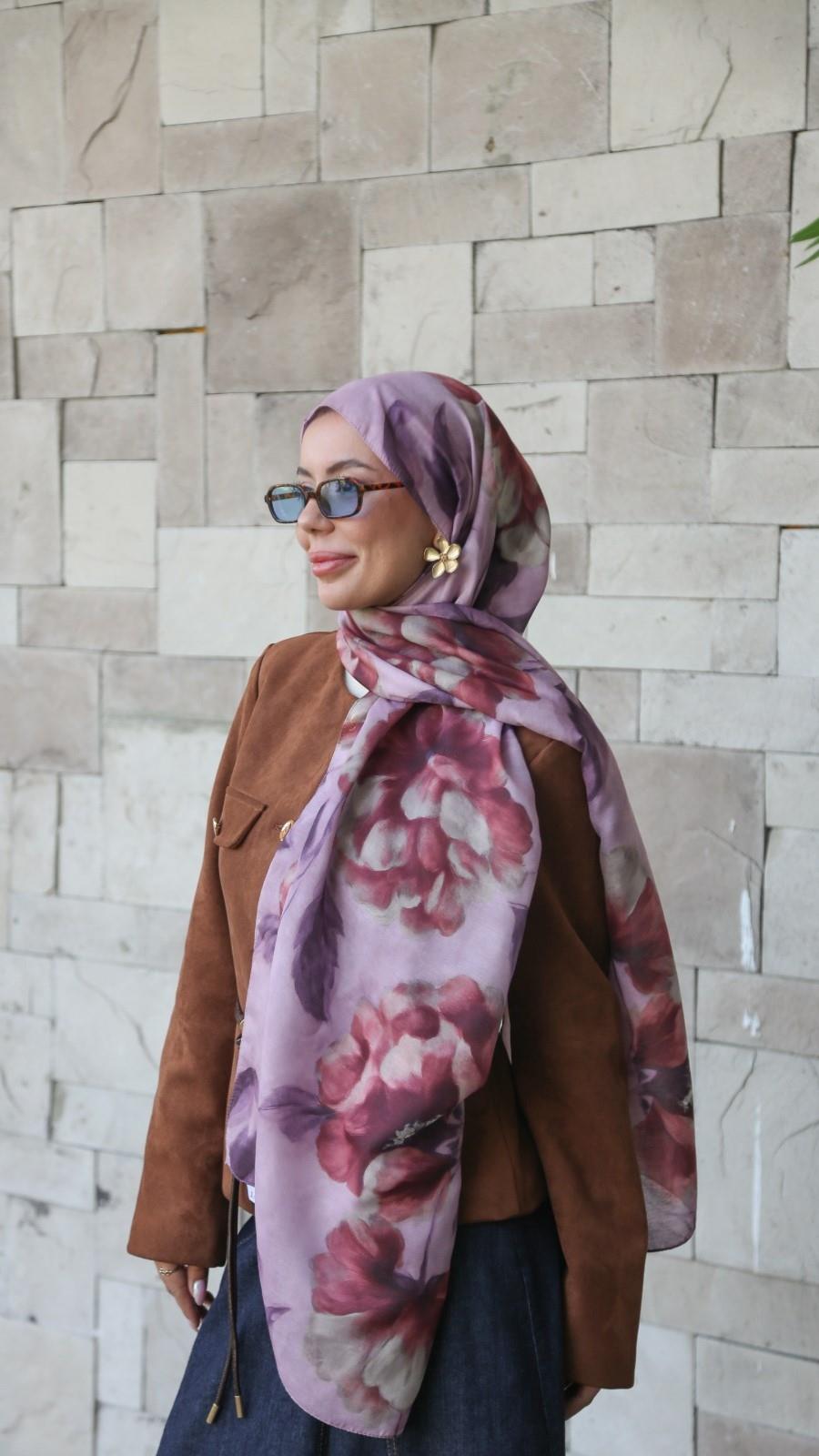 Locella Koza Pamuk Şal Pembe