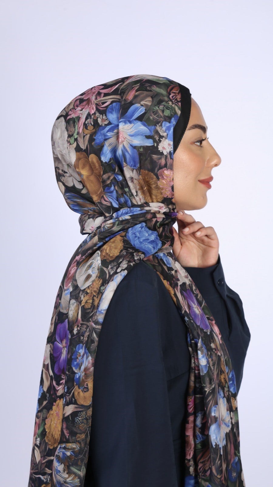 Locella Koza Pamuk Şal Siyah