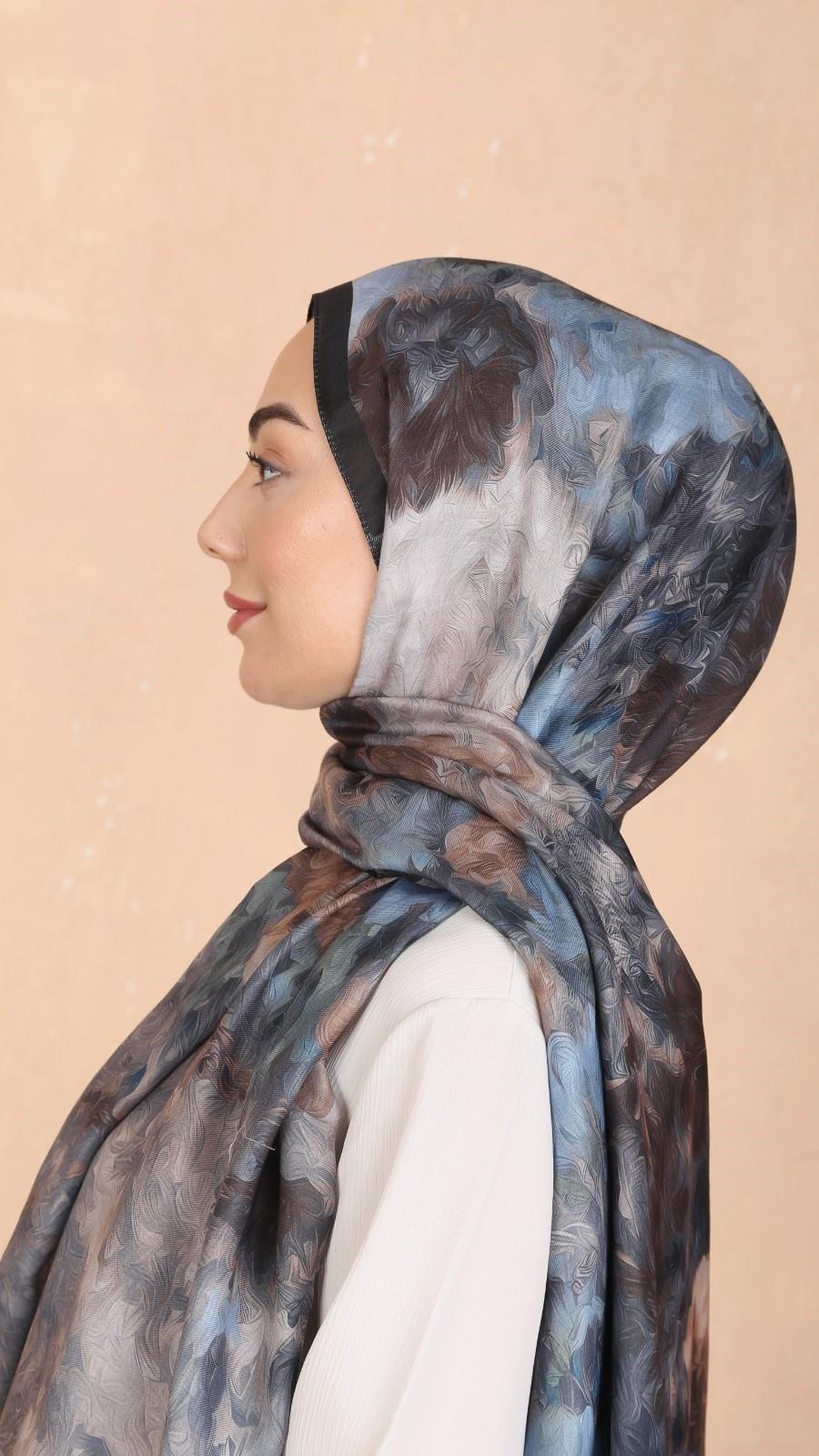 Locella Koza Pamuk Şal Siyah