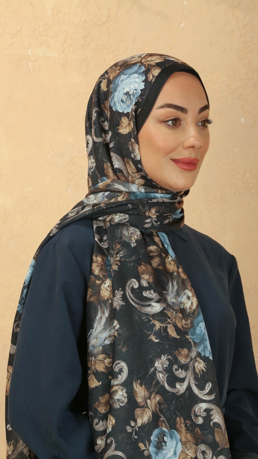 Locella Koza Pamuk Şal Siyah