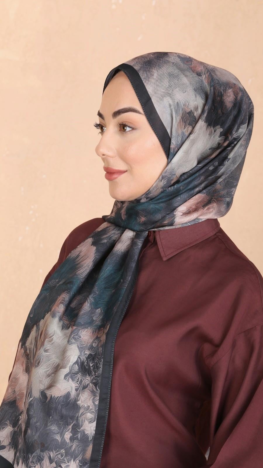 Locella Koza Pamuk Şal Siyah