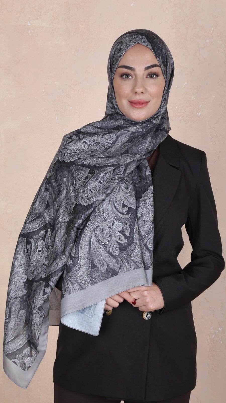 Locella Koza Pamuk Şal-Vizon-2