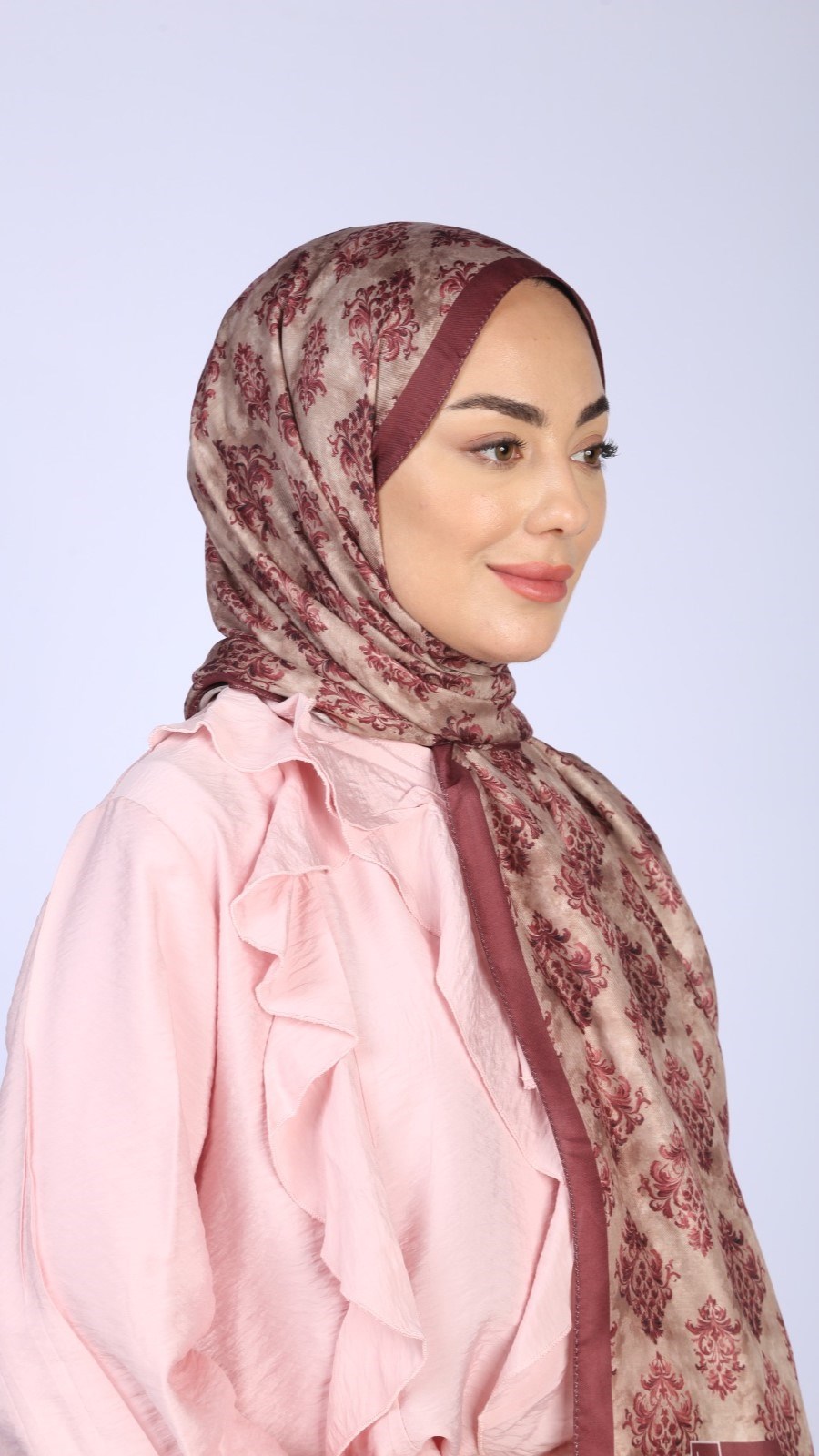 Locella Koza Pamuk Şal Vizon