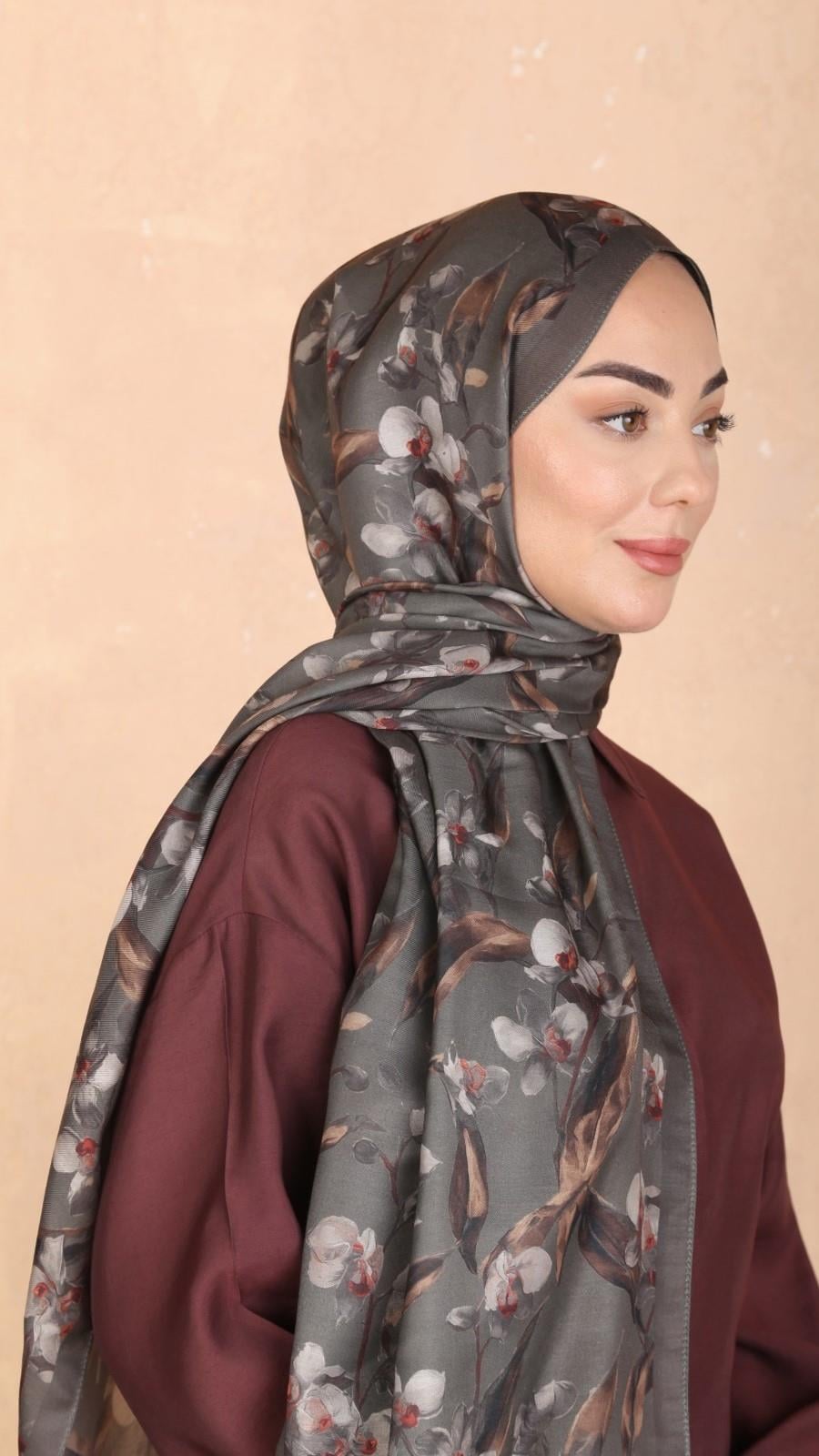 Locella Koza Pamuk Şal Yeşil