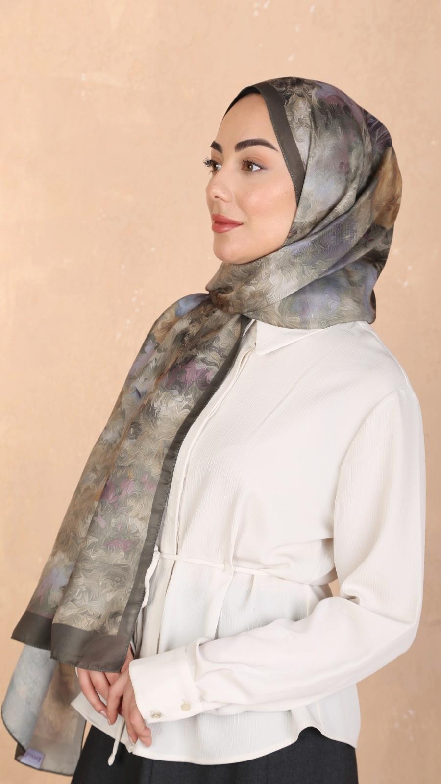 Locella Koza Pamuk Şal Yeşil