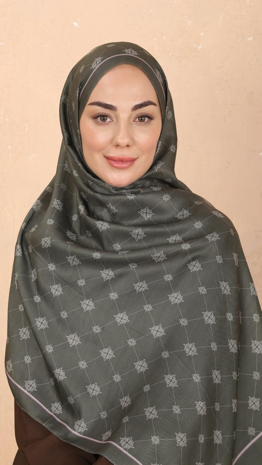 Locella Koza Pamuk Şal-Yeşil-8