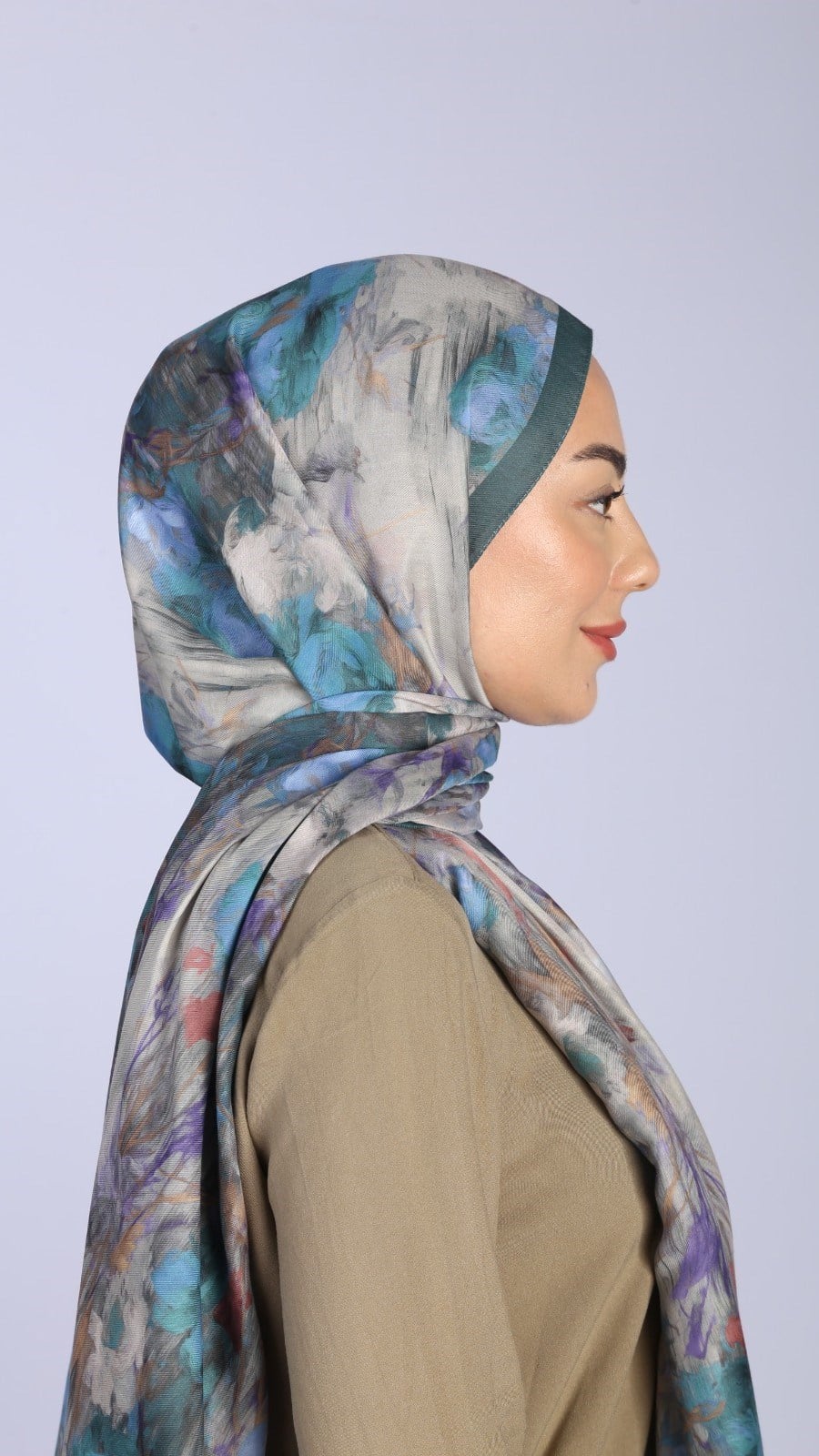 Locella Koza Pamuk Şal Zümrüt