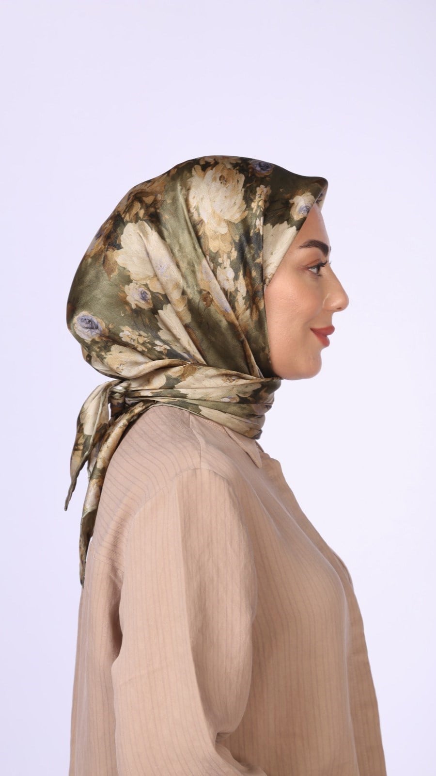 Locella Kristal Eşarp Haki Yeşil