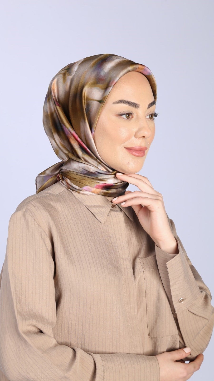 Locella Kristal Eşarp Hardal